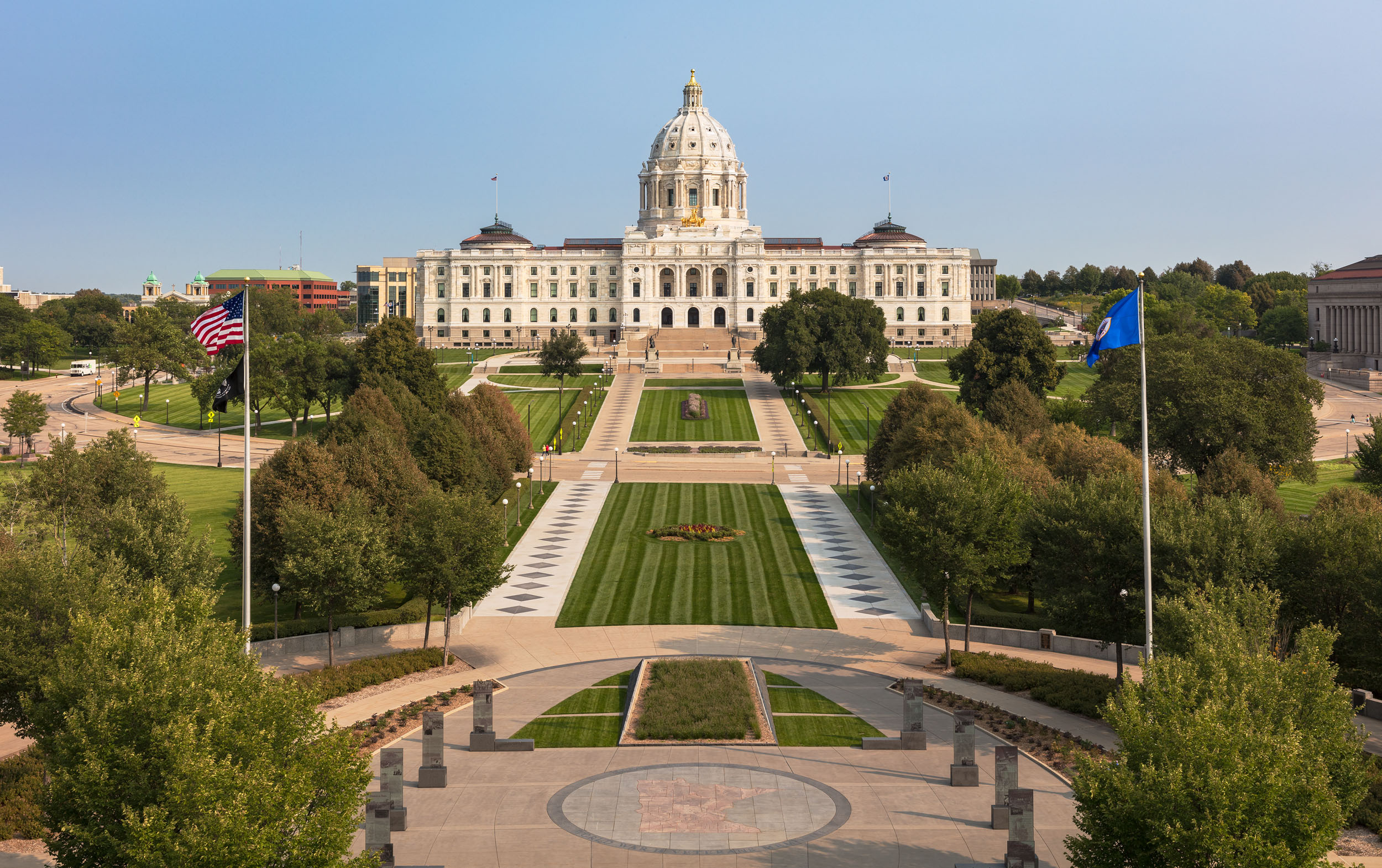 Minnesota Travels, Architectural beauty, State capitol, Historical restoration, 2500x1570 HD Desktop