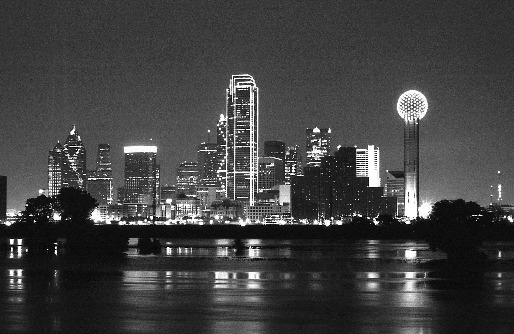 Dallas skyline, Mid 1990s, New York skyline, 2050x1340 HD Desktop