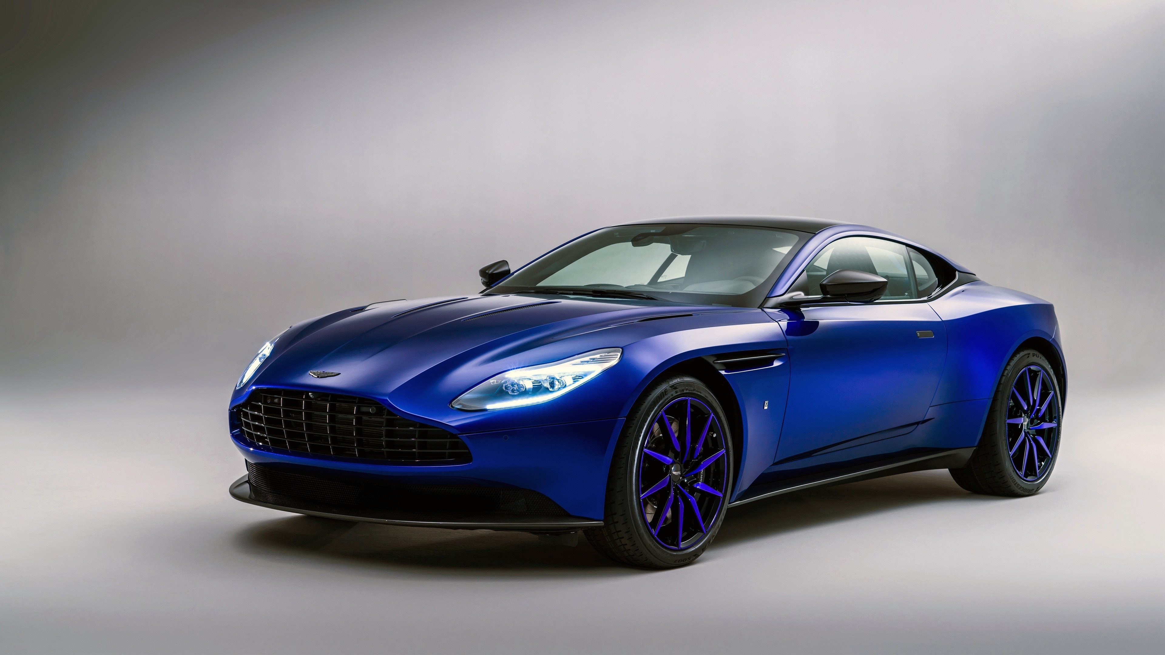 Aston Martin DB11, 2017 4k coupe, Blue color, High-quality wallpapers, 3840x2160 4K Desktop