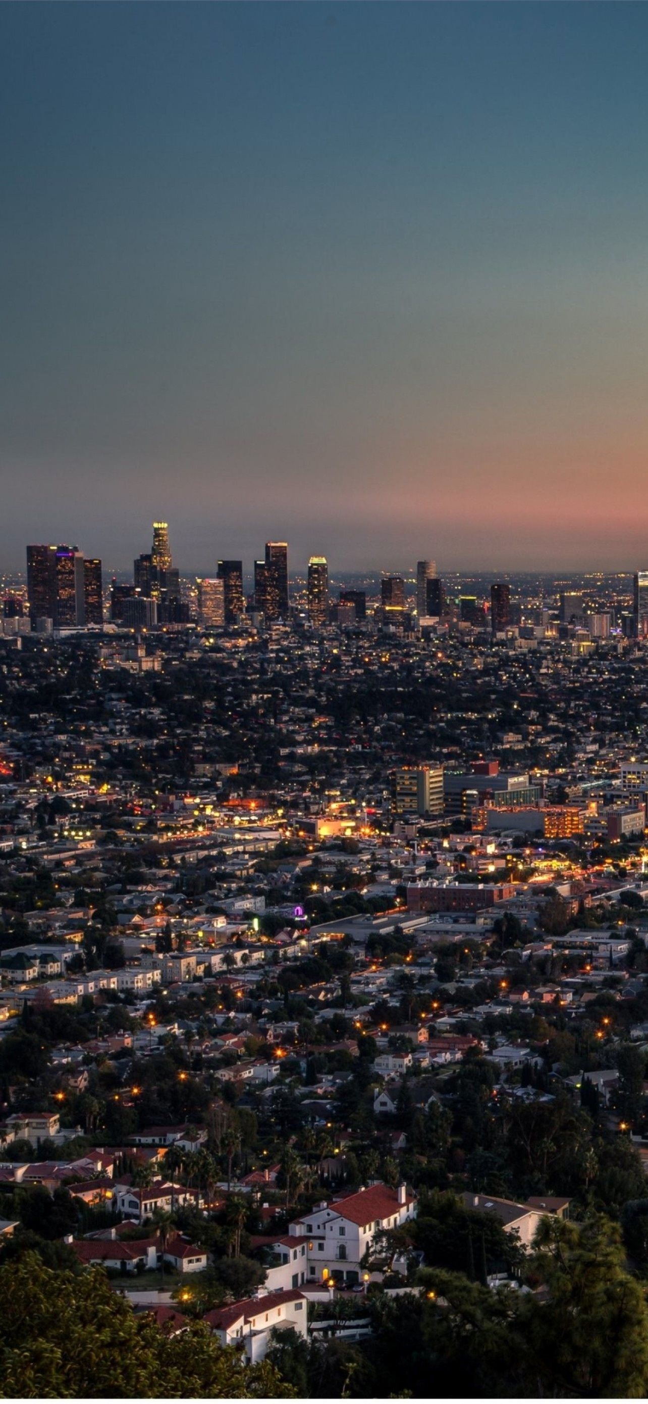 Los Angeles: Became part of the United States at the end of the Mexican-American War in 1848. 1290x2780 HD Background.
