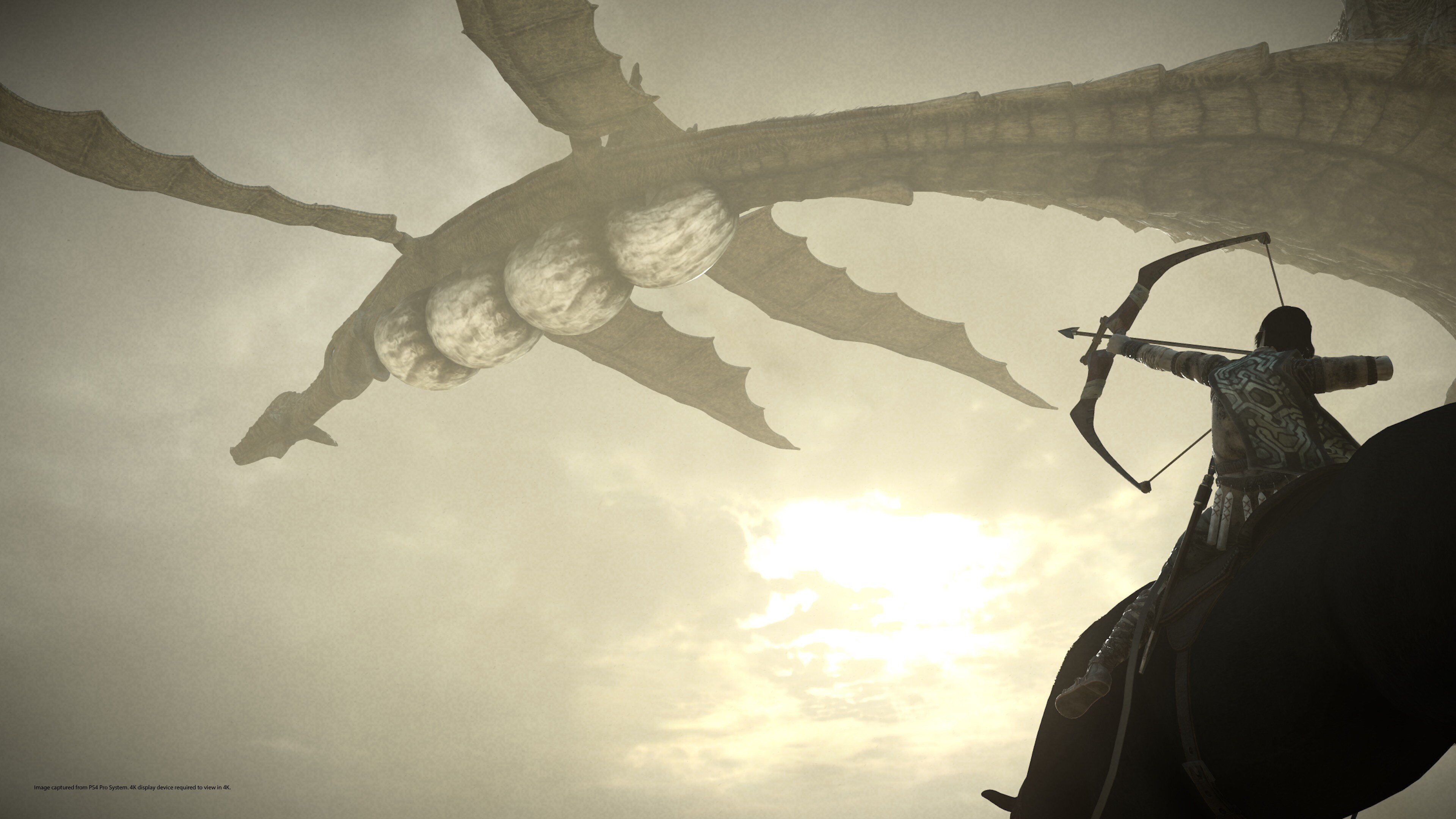 Shadow of the Colossus: Phalanx, The third of three limbless, serpentine colossi. 3840x2160 4K Wallpaper.