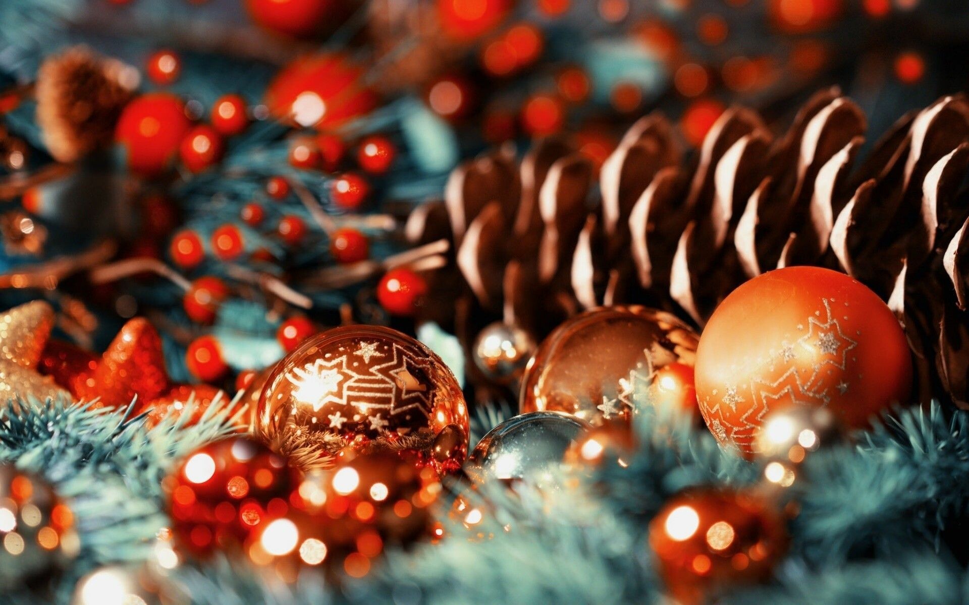 Decorations: Christmas, Objects or features intended to beautify. 1920x1200 HD Wallpaper.