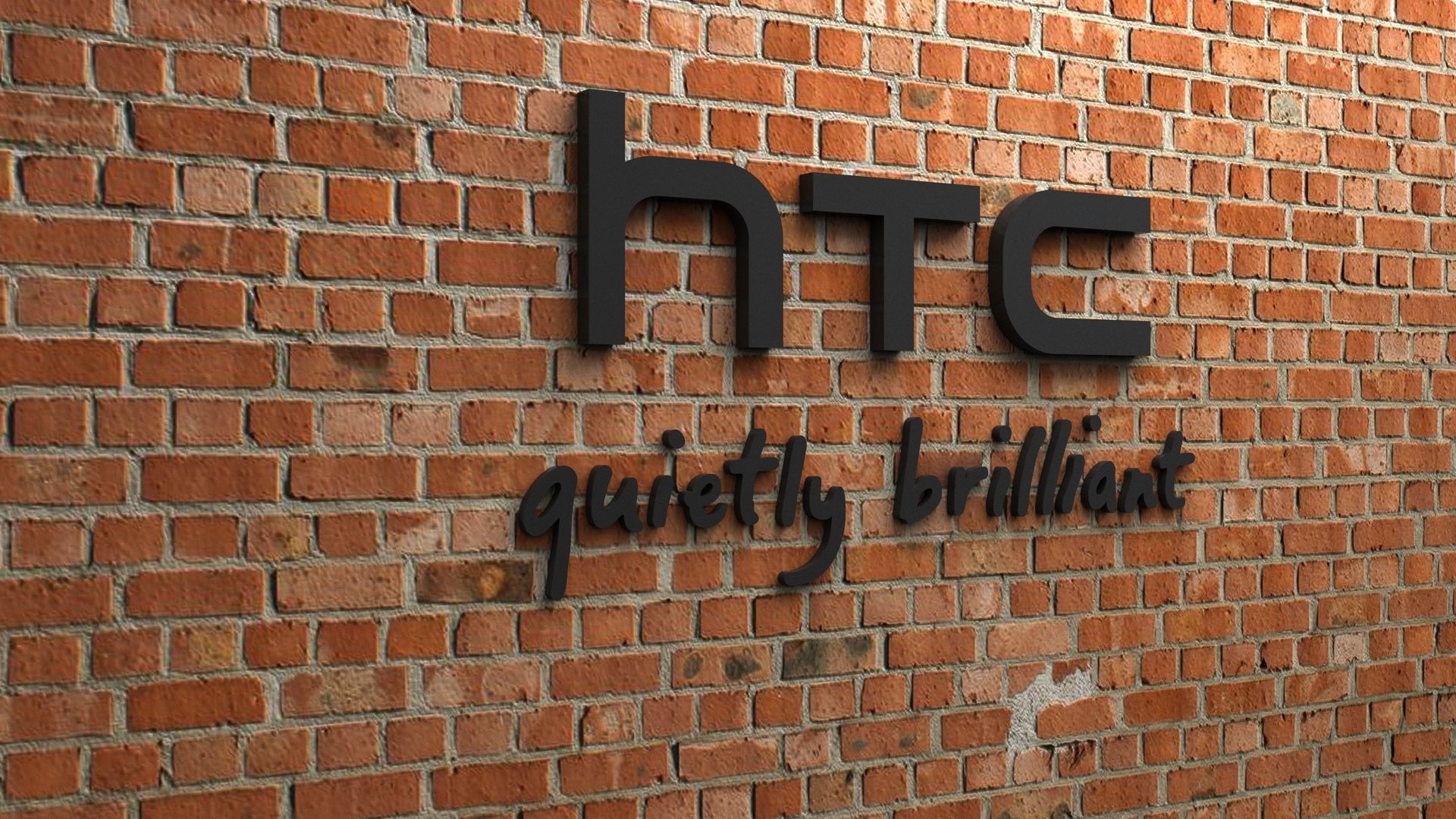 Brick Wall, HTC Logo Wallpaper, 1920x1080 Full HD Desktop