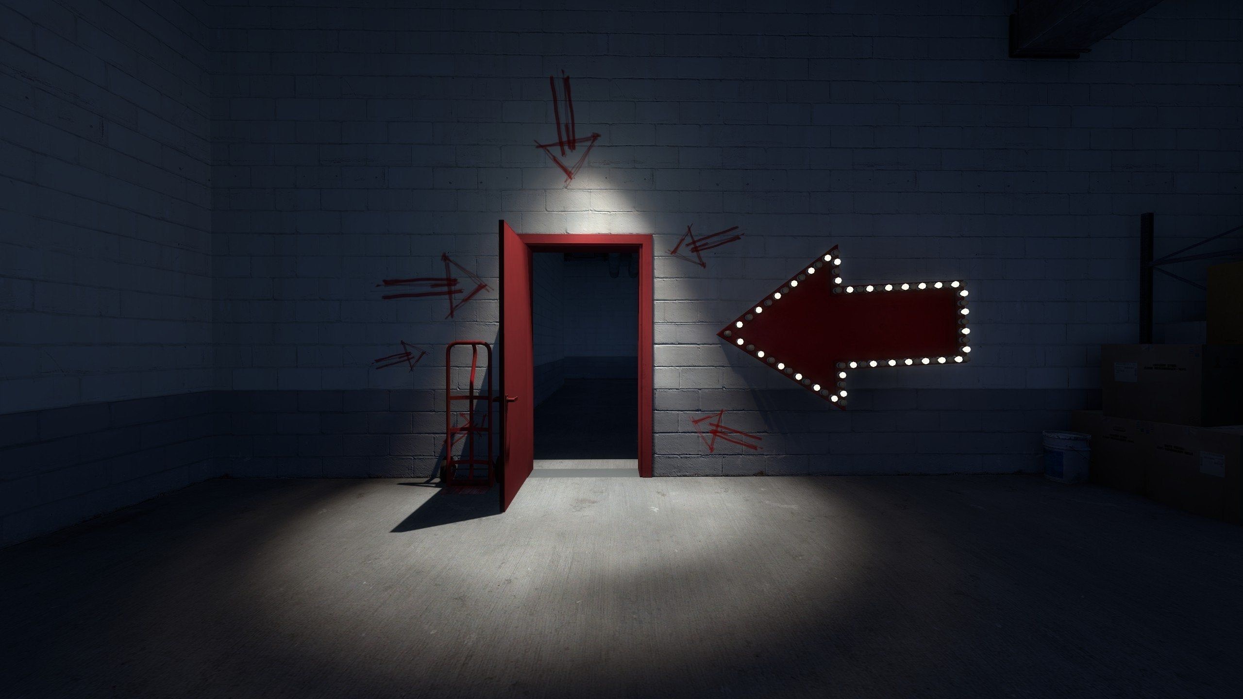 The Stanley Parable Ultra Deluxe: Most of the story is told by the Narrator. 2560x1440 HD Wallpaper.