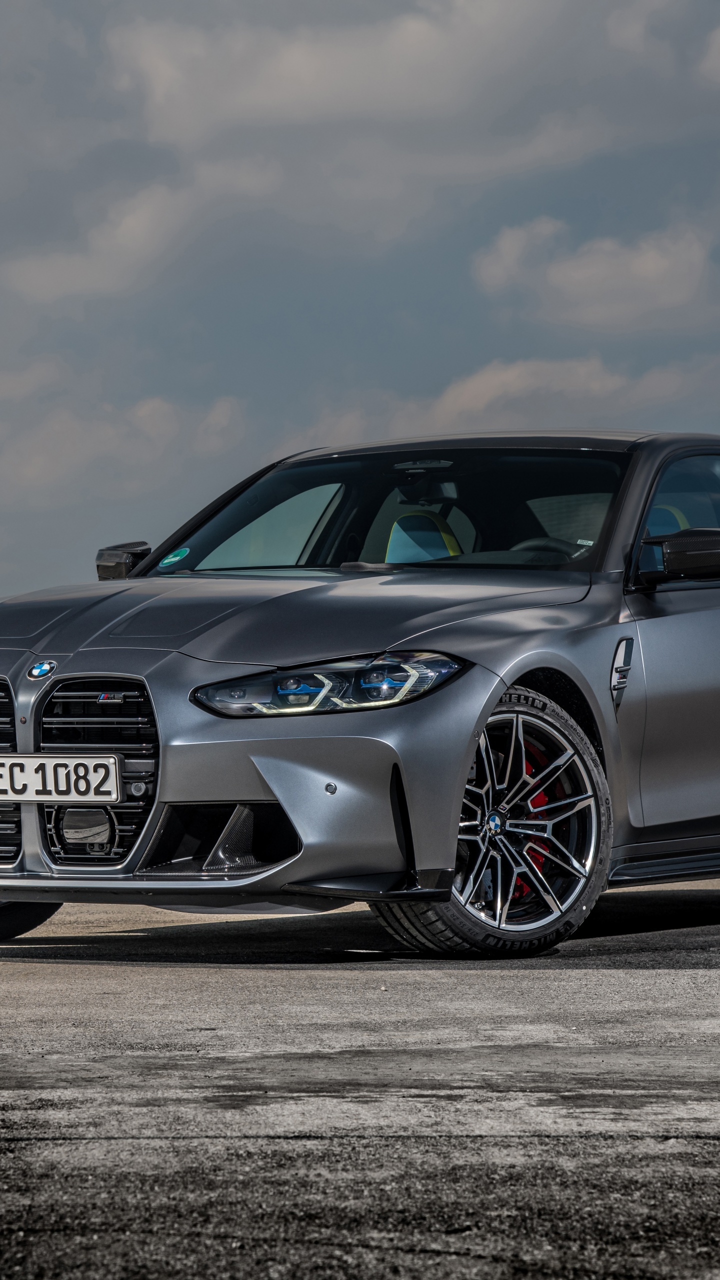 BMW M3, Competition xDrive model, Stunning 4K wallpaper, Exhilarating power, 1440x2560 HD Phone