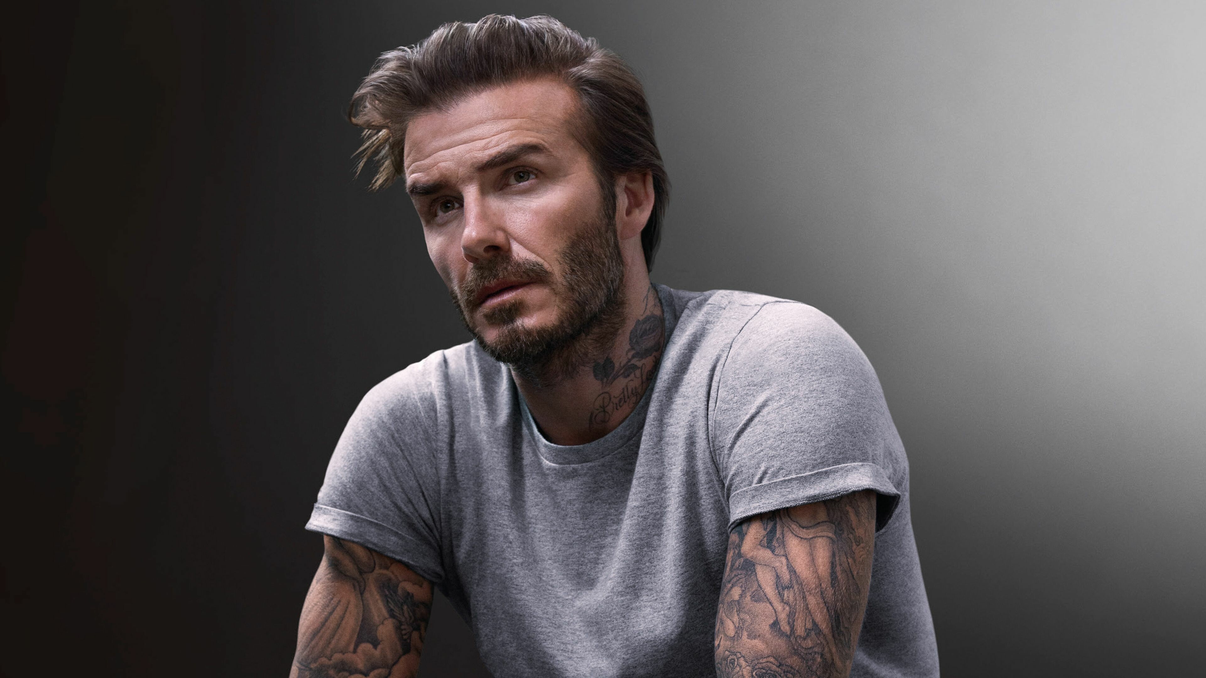 David Beckham: The current president and co-owner of Inter Miami CF and co-owner of Salford City. 3840x2160 4K Wallpaper.