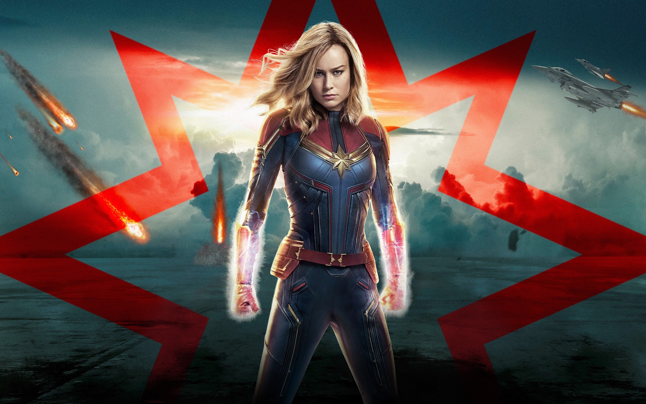 Brie Larson, Captain Marvel Film, PC Desktop, 2560x1600 HD Desktop