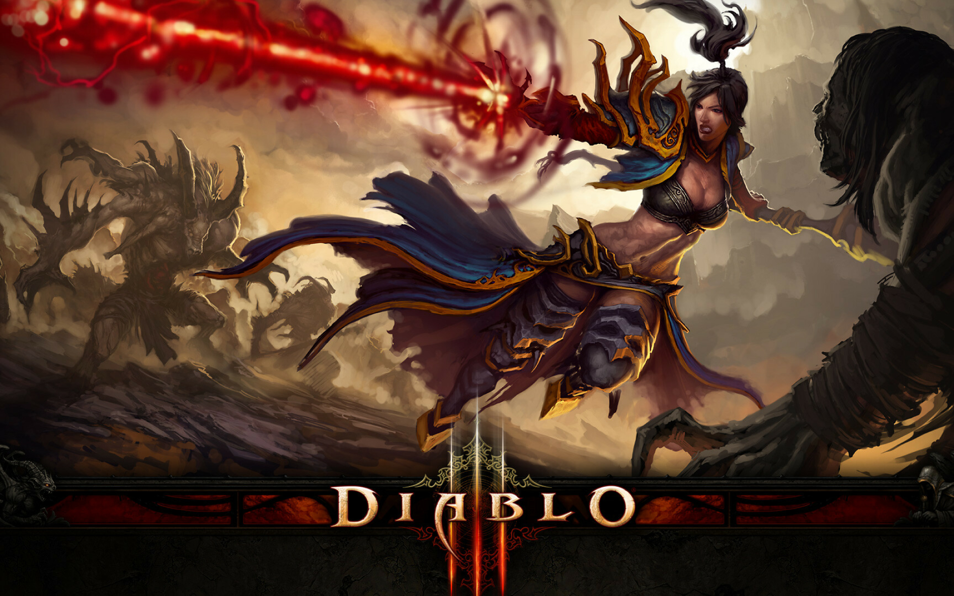 Diablo: In terms of game mechanics, the different characters also each have different maximum possible levels for their Attributes and gain different amounts of life and mana per level. 1920x1200 HD Wallpaper.
