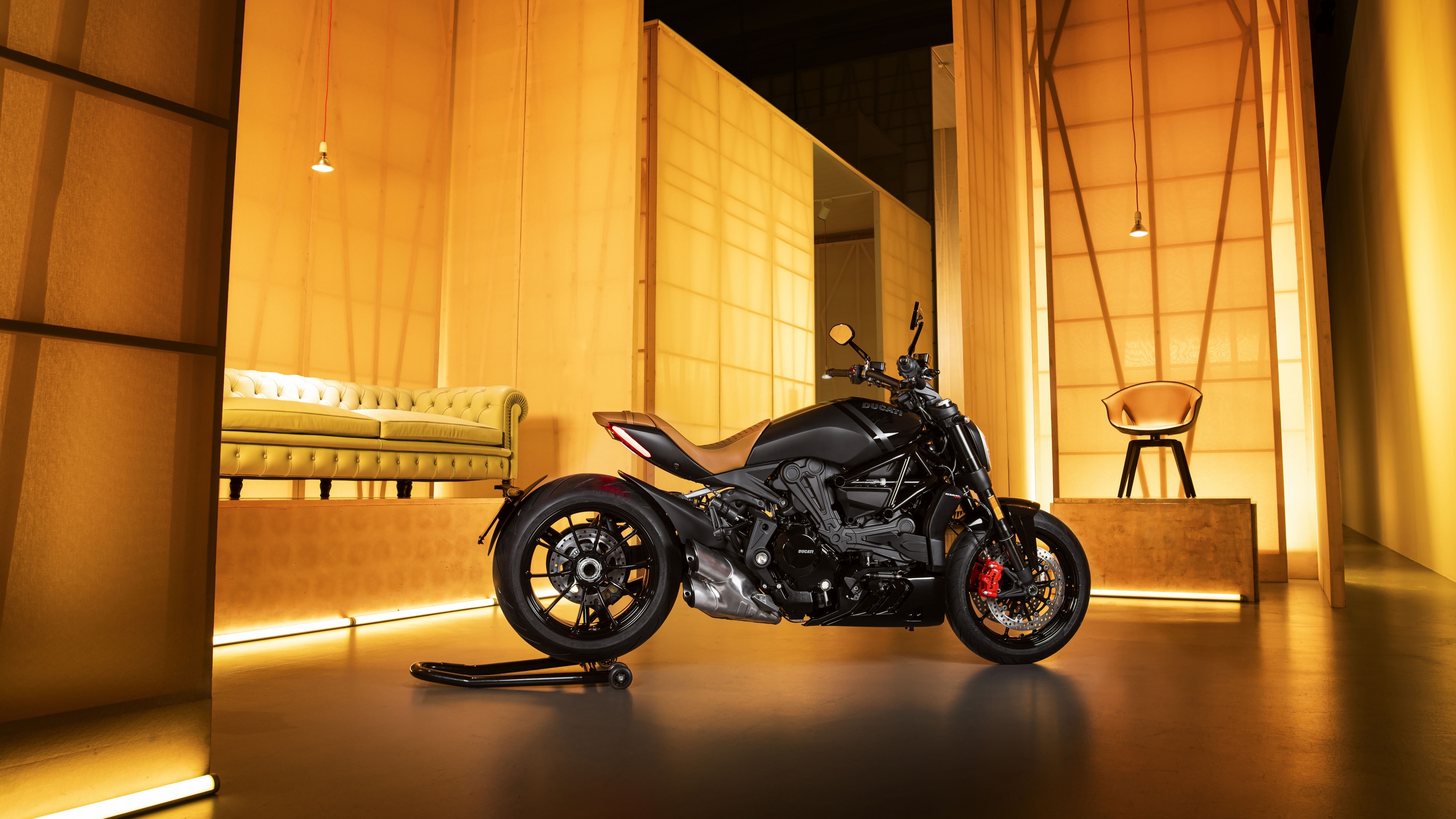 Ducati XDiavel Nera, Limited edition, Sports cruiser, 2022, 3840x2160 4K Desktop