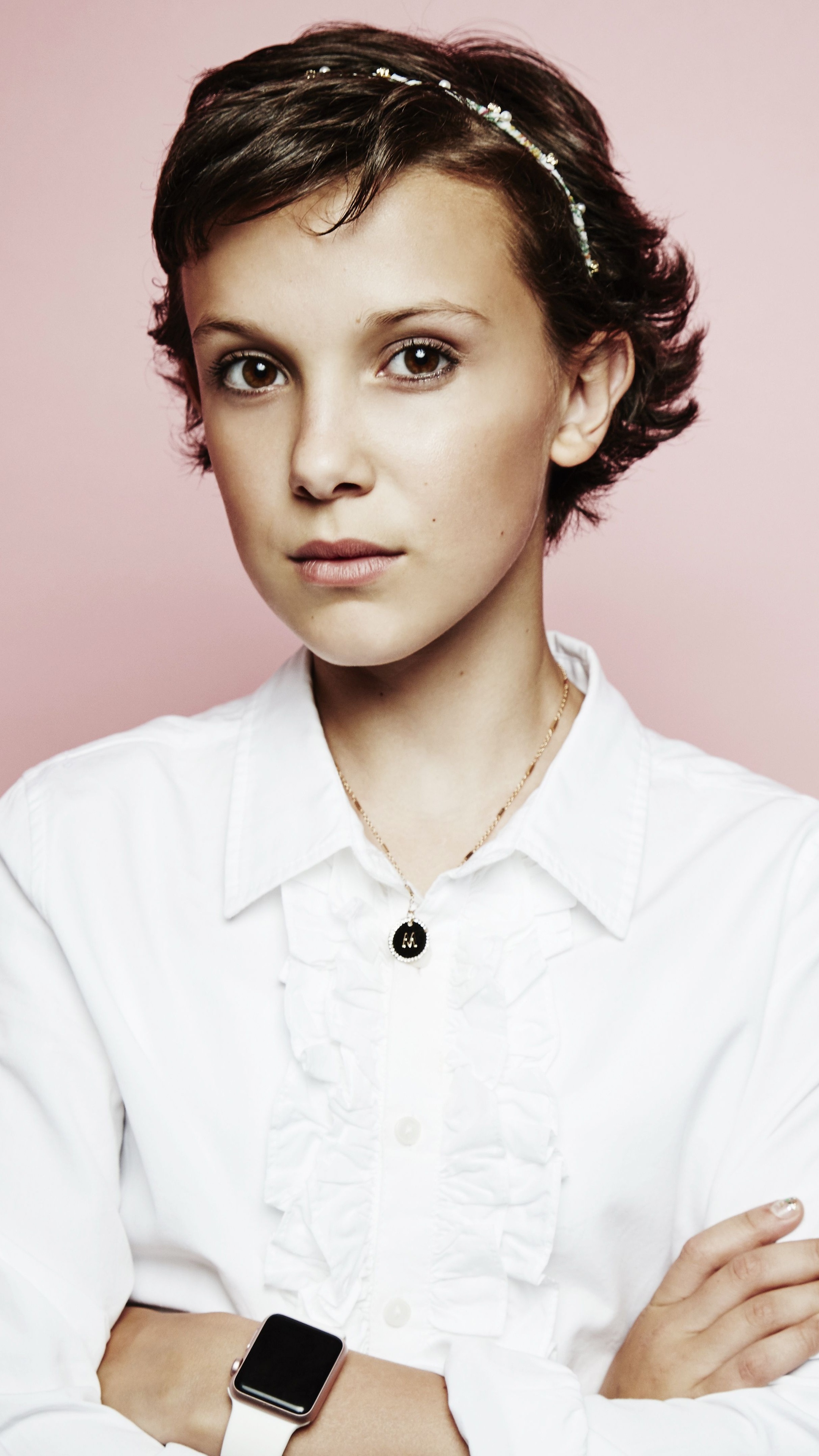 Millie Bobby Brown: Made guest appearances in the CBS police procedural drama NCIS. 2160x3840 4K Wallpaper.