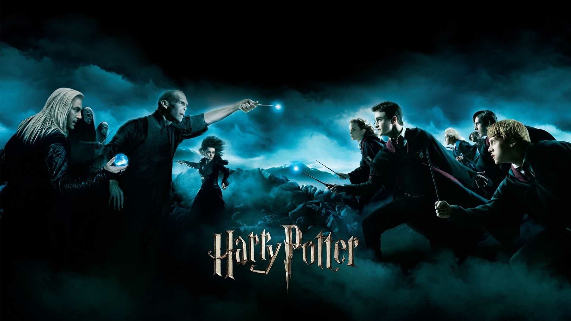 Harry Potter: A series of seven fantasy novels by British author, HP. 1920x1080 Full HD Background.