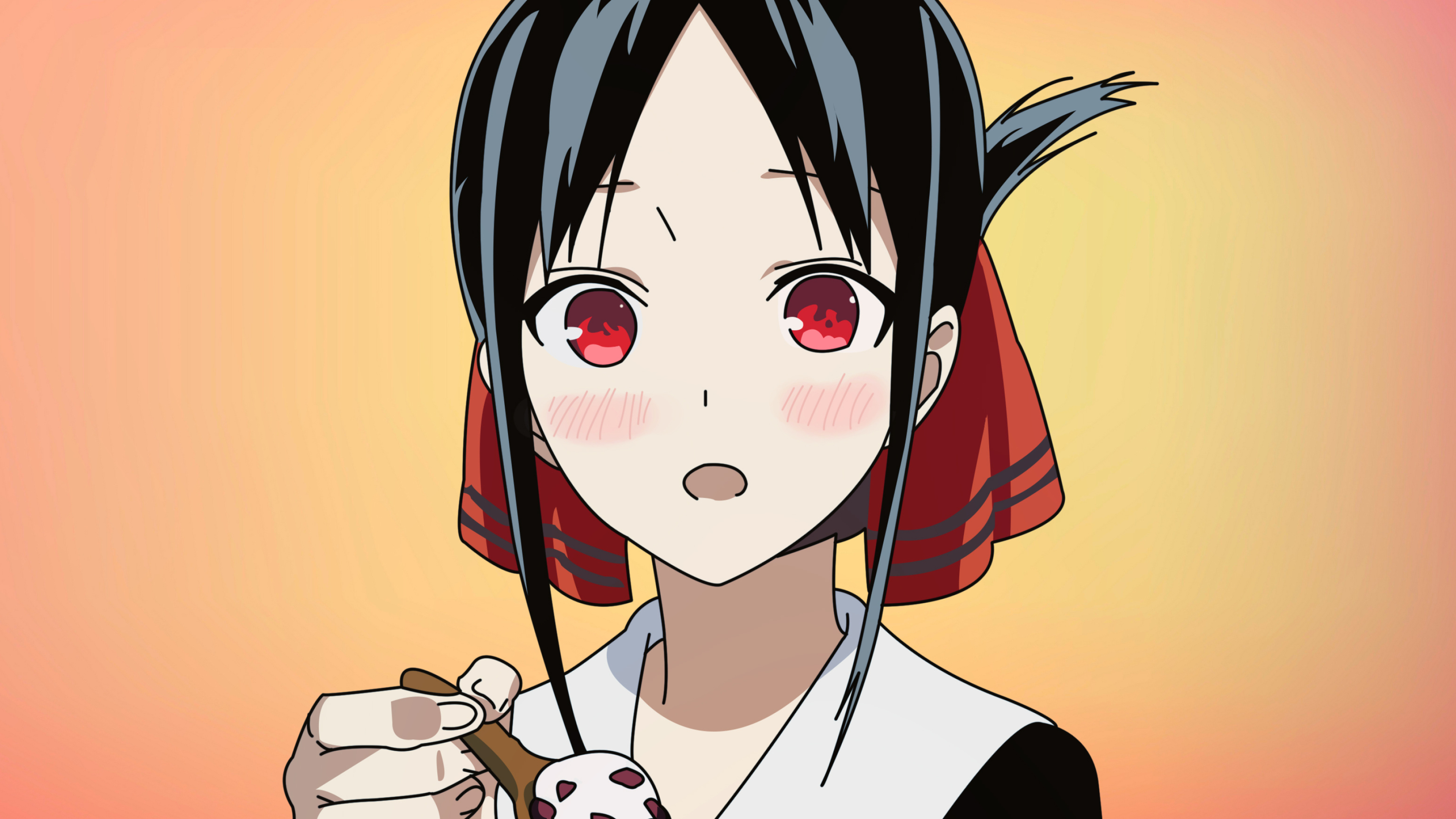 Kaguya Shinomiya, Fan art, Adorable anime girl, 3840x2160 4K Desktop