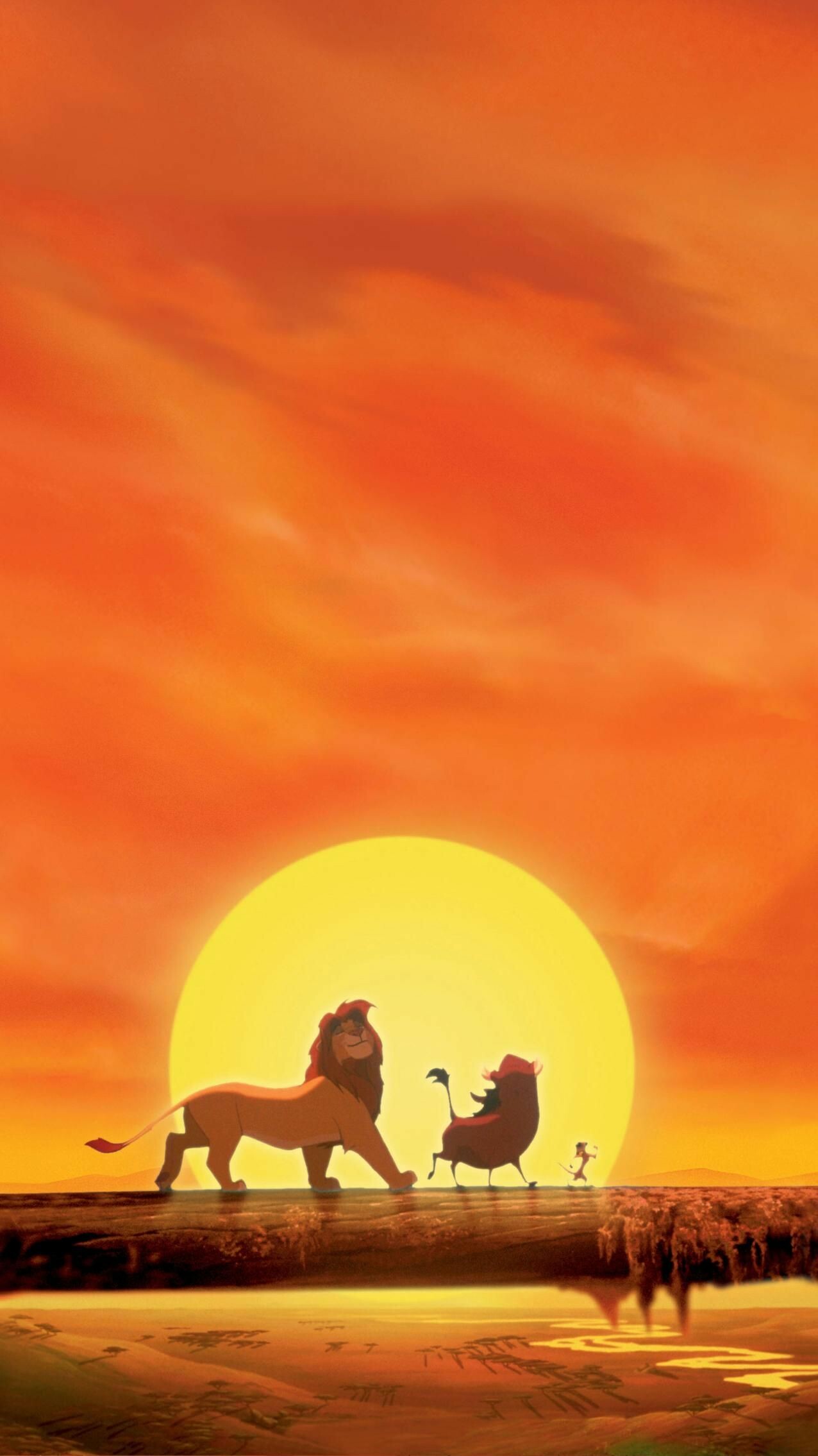 The Lion King: The best-selling VHS of all time, 1994 movie by Disney. 1280x2270 HD Background.