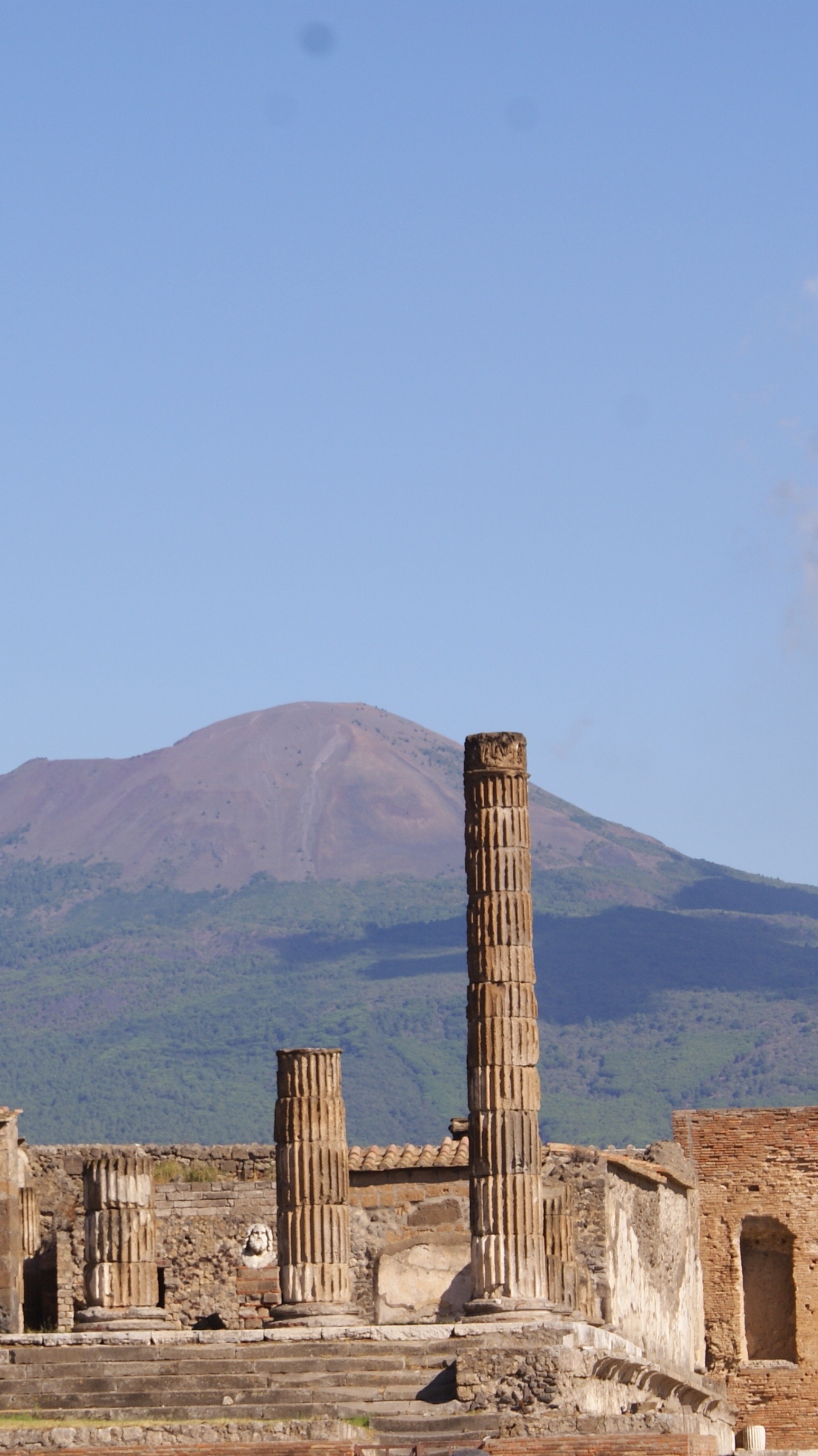 Beeindruckende Wallpaper der Ruinen von Pompeji, 1350x2400 HD Handy
