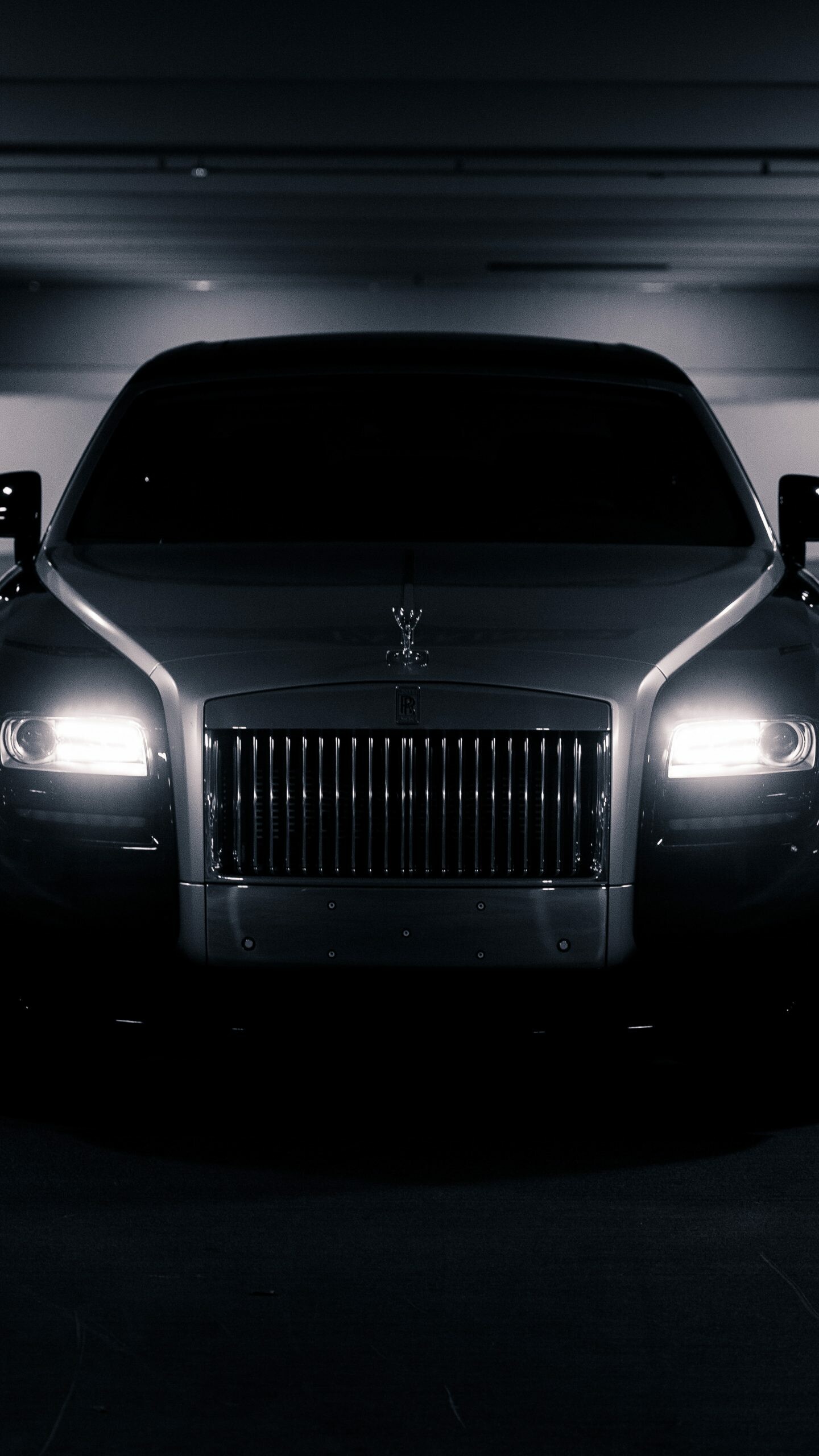 Black Rolls-Royce, Luxury car, 1440x2560 HD Phone