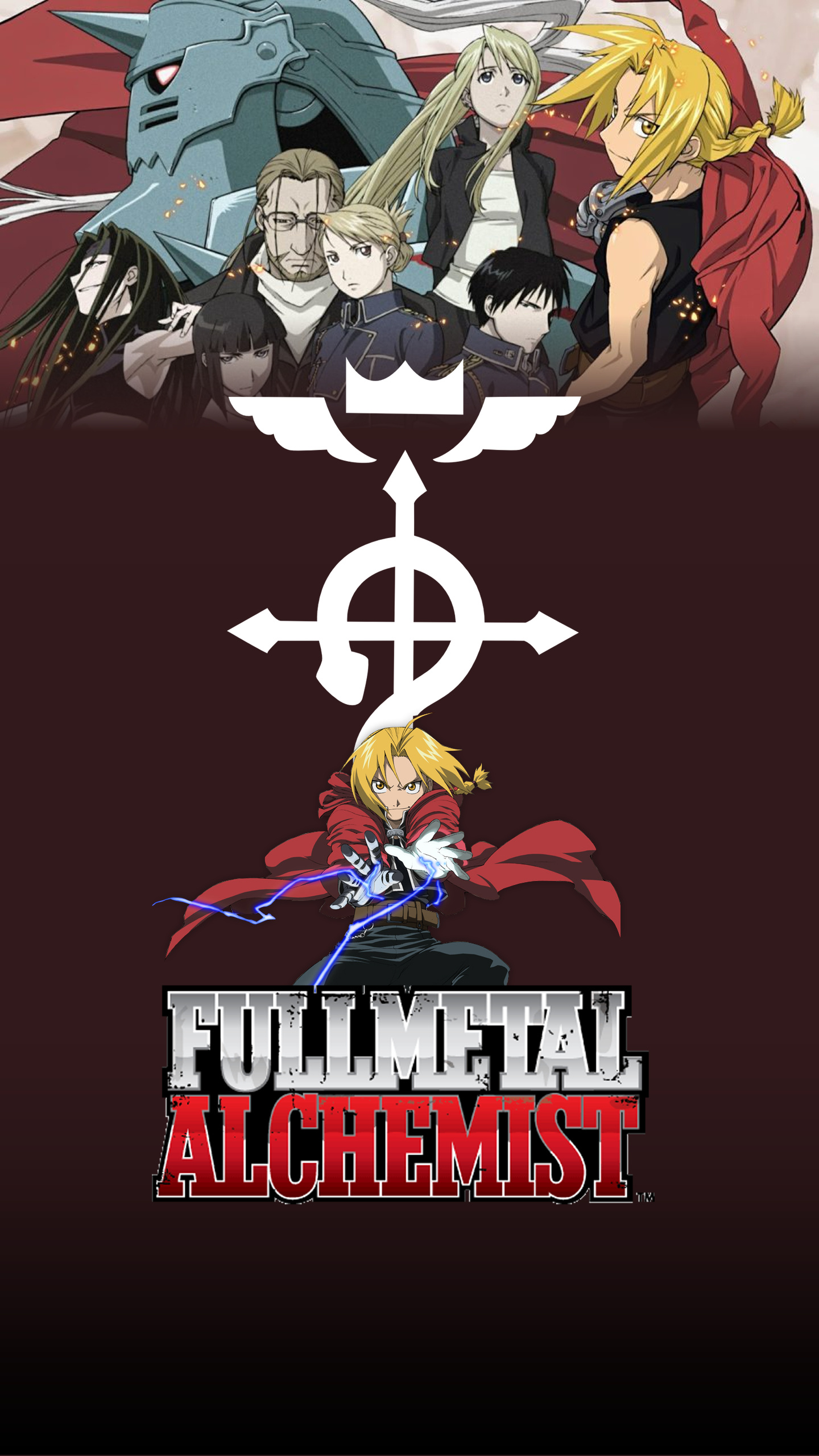 Fullmetal Alchemist, Anime series, made by popcorn245, reddit, 1440x2560 HD Phone