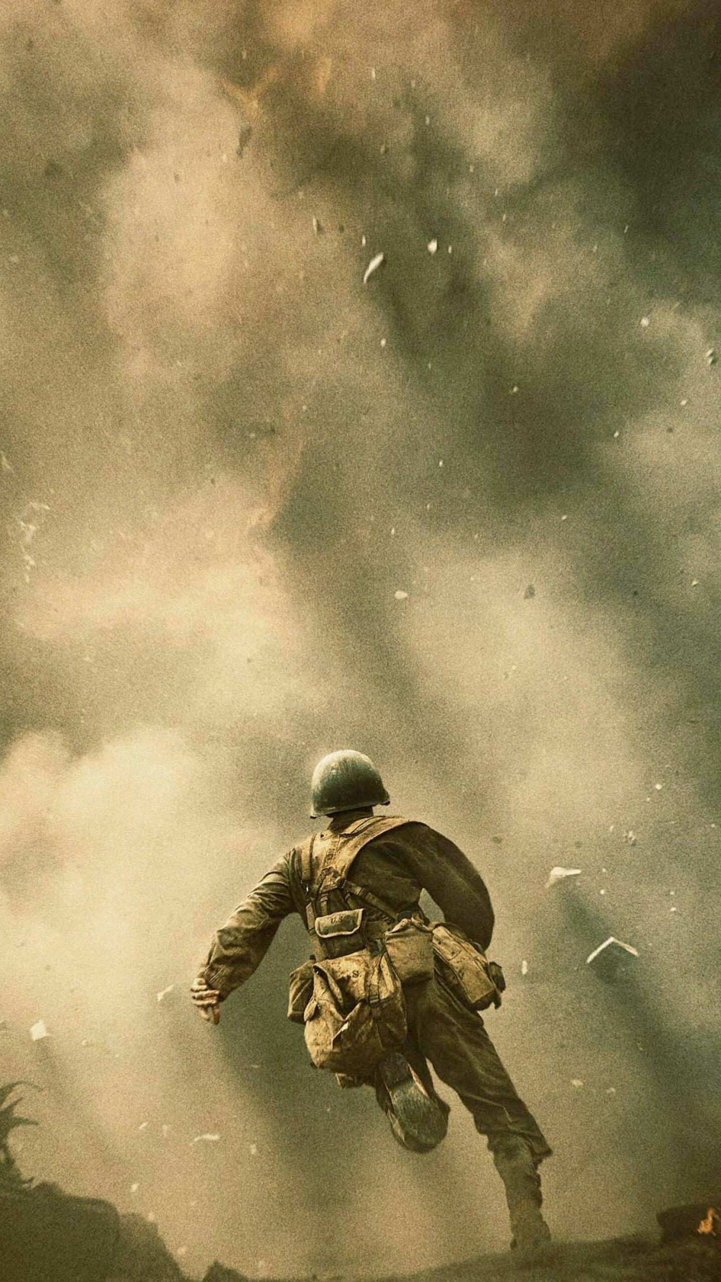 Hacksaw Ridge: The film received six Oscar nominations at the 89th Academy Awards. 1440x2560 HD Background.