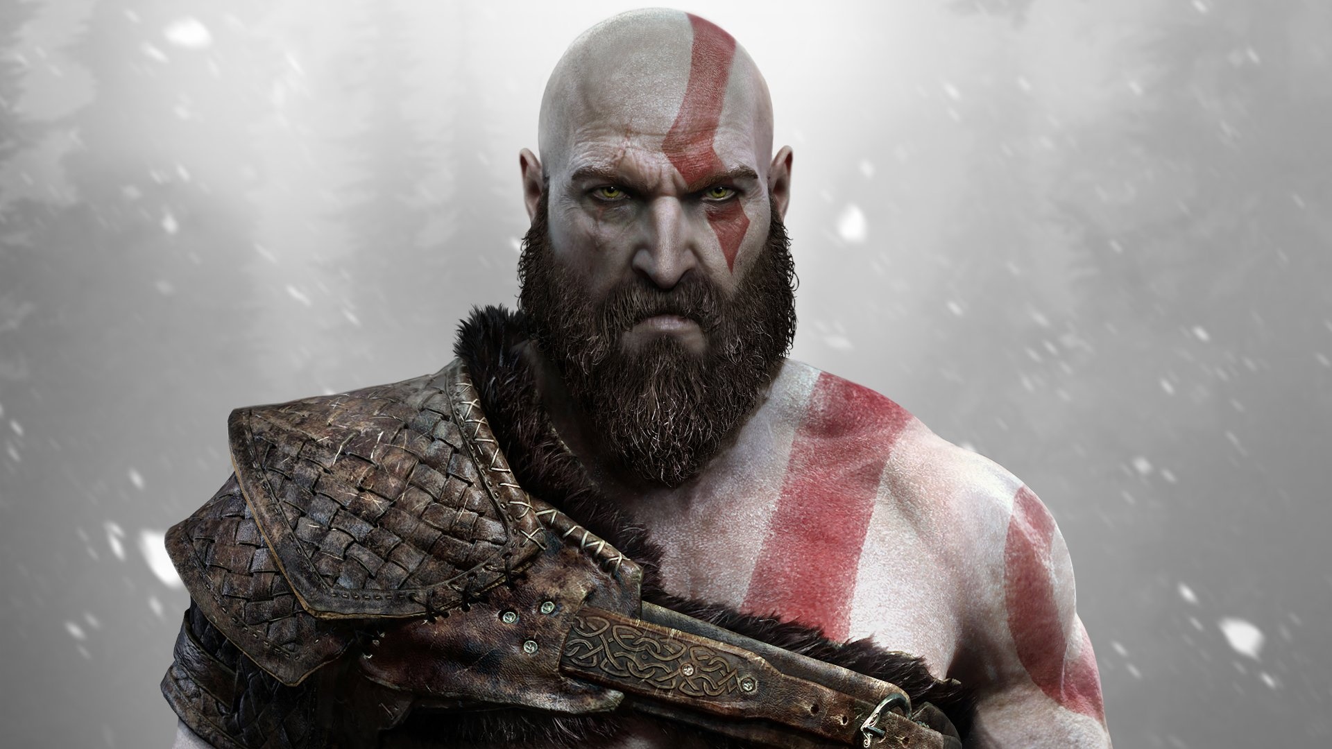 4K Ultra HD Kratos, God of War wallpapers, High-resolution gaming art, 1920x1080 Full HD Desktop