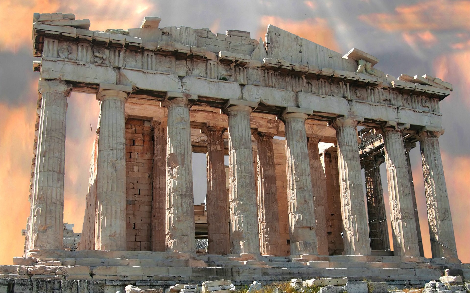 Parthenon HD wallpapers, Greek monument, Ancient beauty, Architectural marvel, 1920x1200 HD Desktop