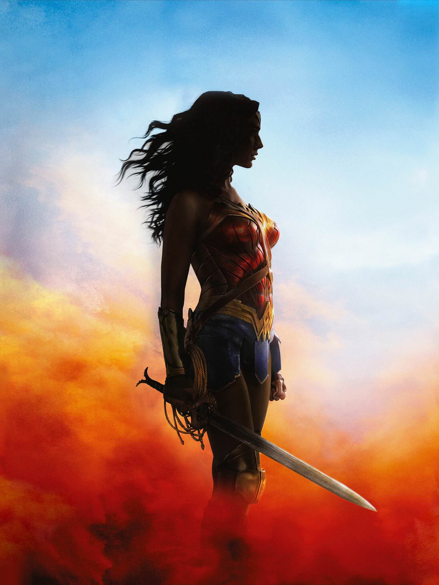 Wonder Woman, Movie, UHD wallpaper, Download free, 1540x2050 HD Handy
