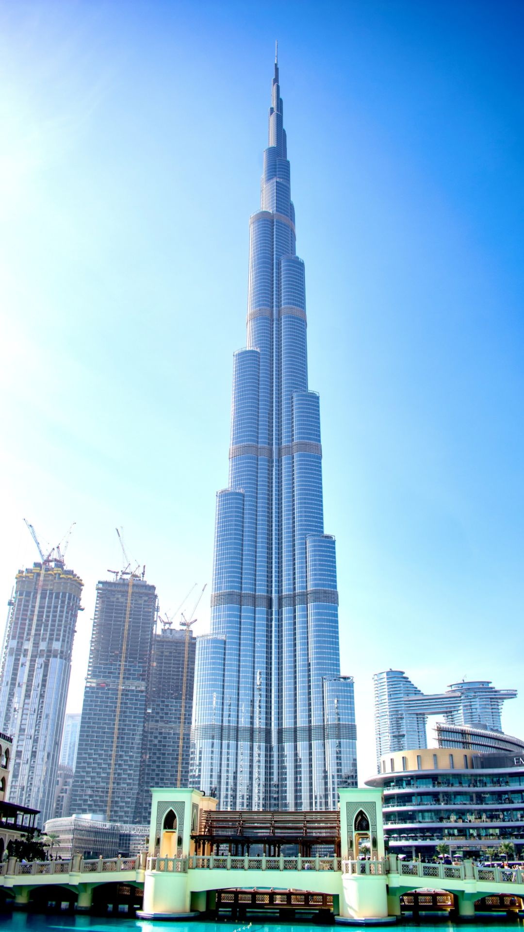 Burj Khalifa, Top 20 backgrounds, Stunning views, Dubai's pride, 1080x1920 Full HD Phone