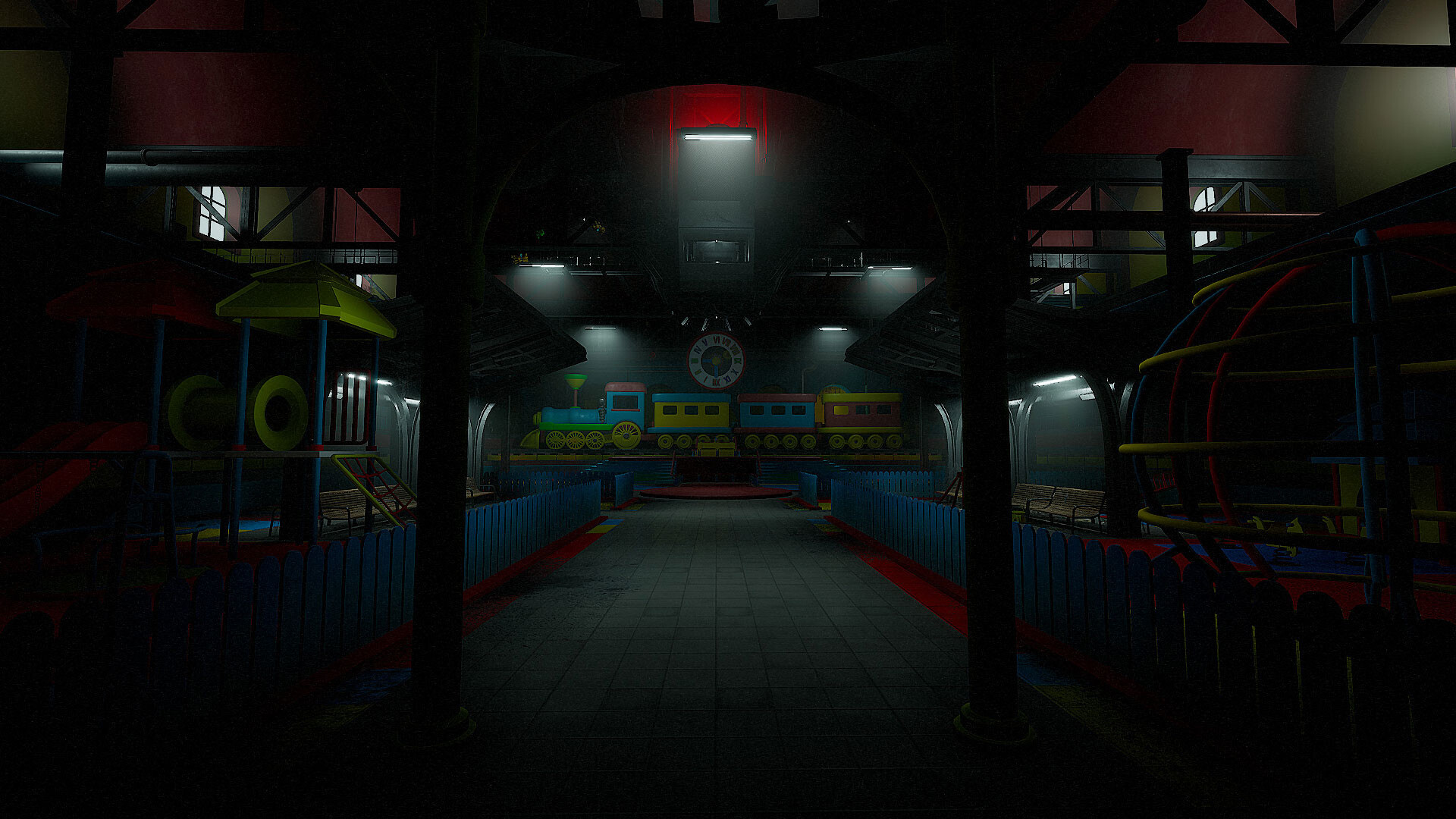 Poppy Playtime: Game station, Location, The code for the train, Used to escape the factory at the end of the chapter. 1920x1080 Full HD Wallpaper.