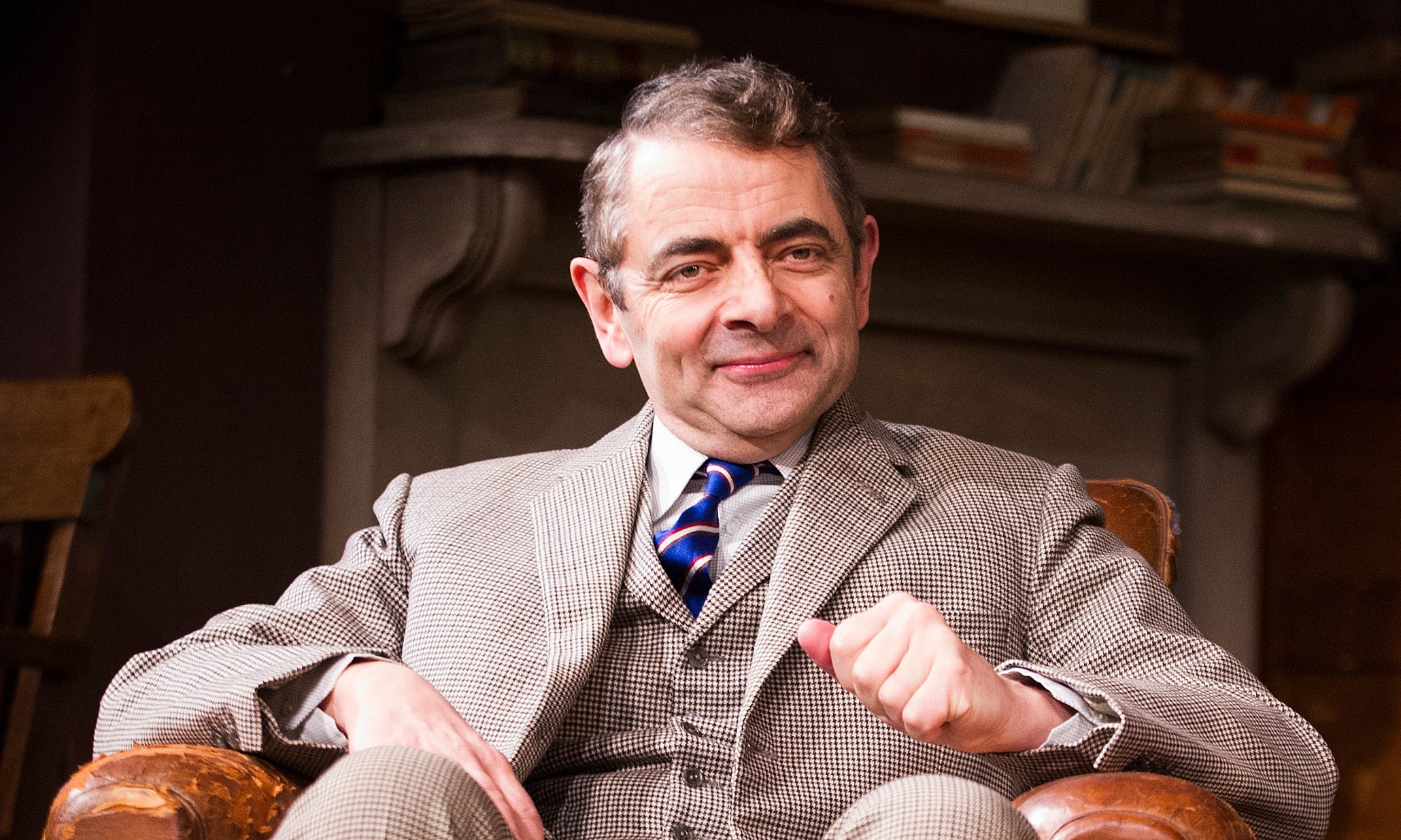 Rowan Atkinson: Featured in Disney's The Lion King (1994) as the voice of Zazu. 2060x1240 HD Background.
