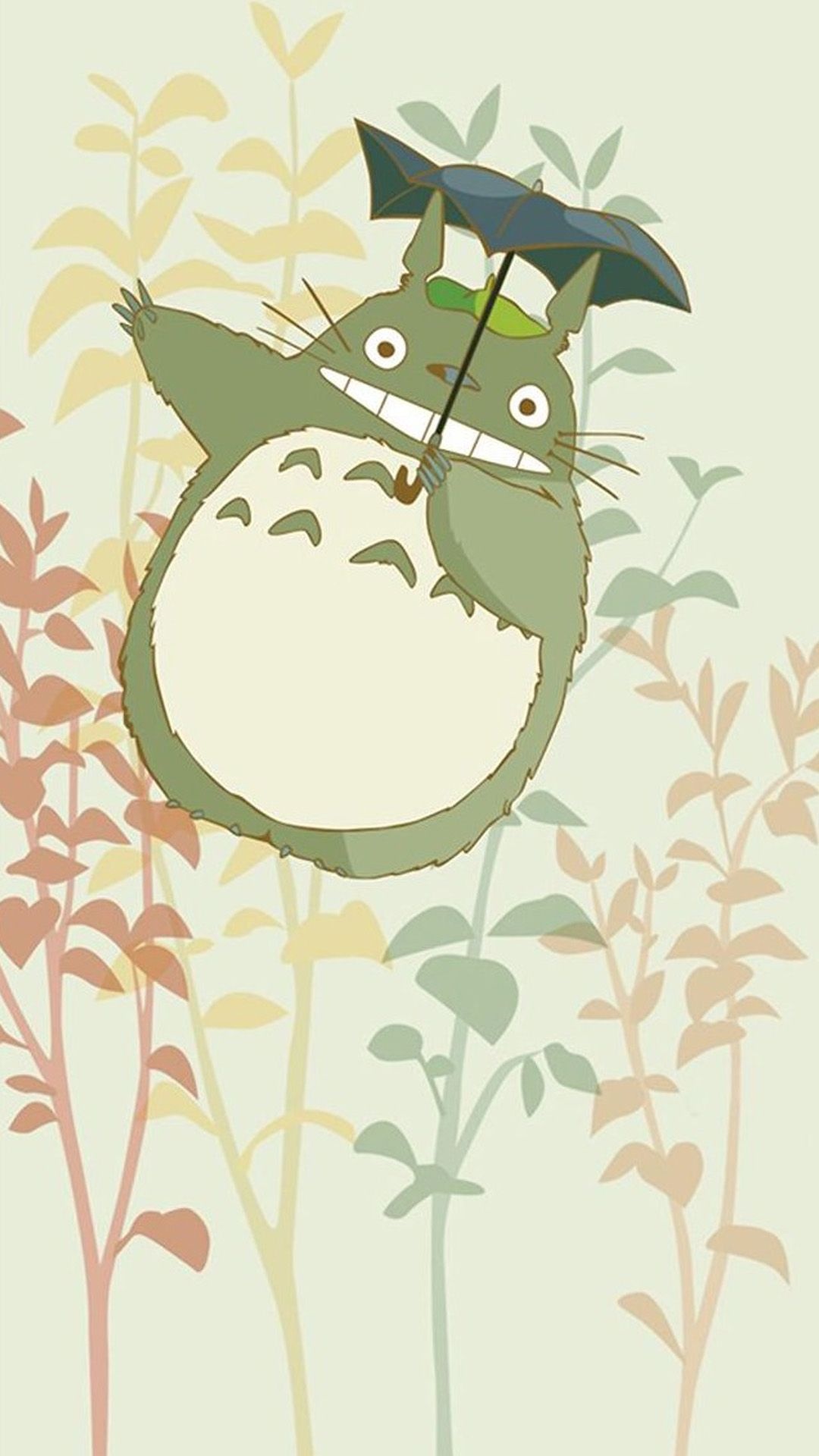 Hayao Miyazaki, Cute Totoro wallpaper, Download for iPhone, 1080x1920 Full HD Phone