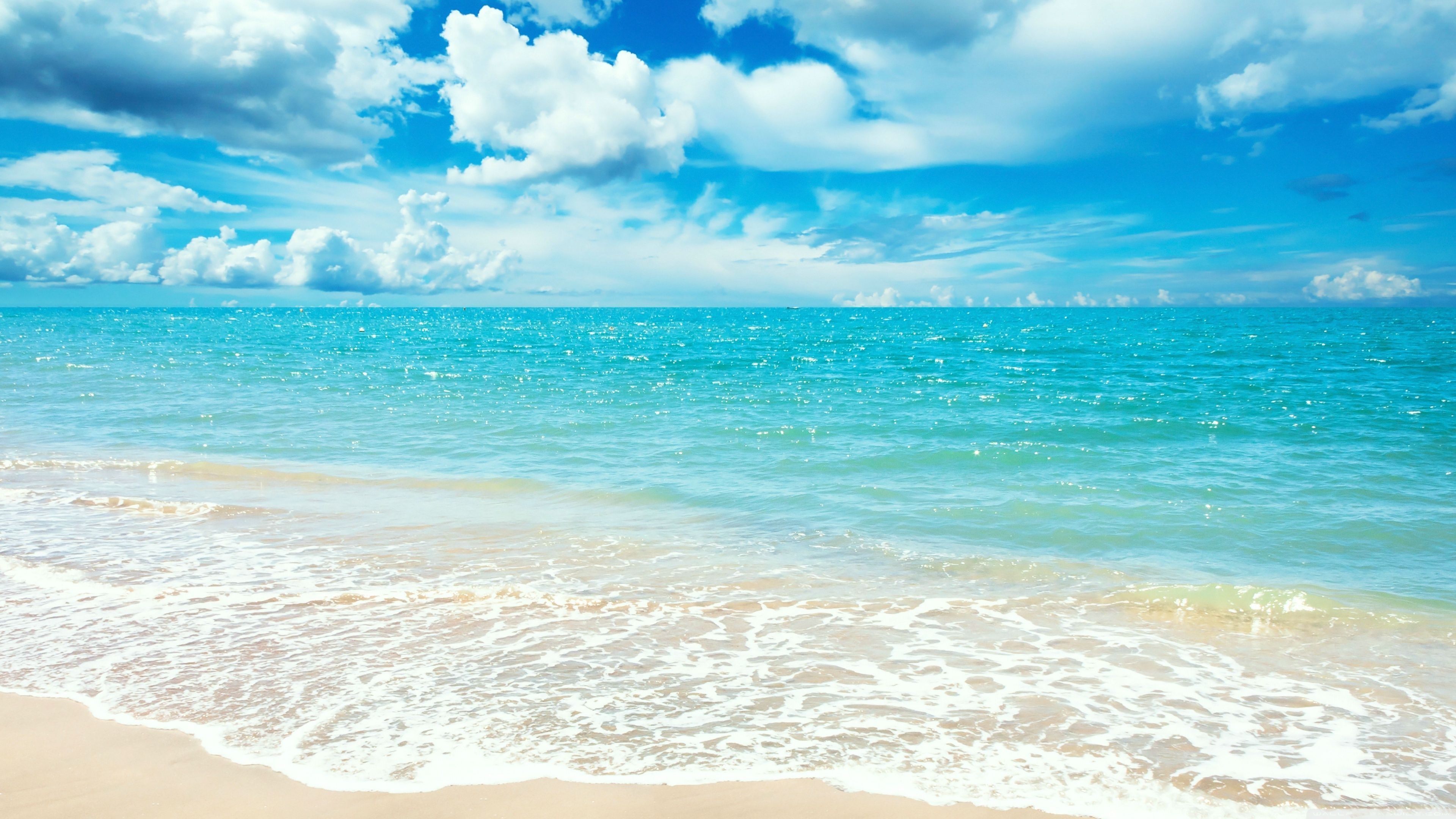 Ocean desktop wallpapers, Tranquil seascape, Calming aesthetics, Serene atmosphere, 3840x2160 4K Desktop