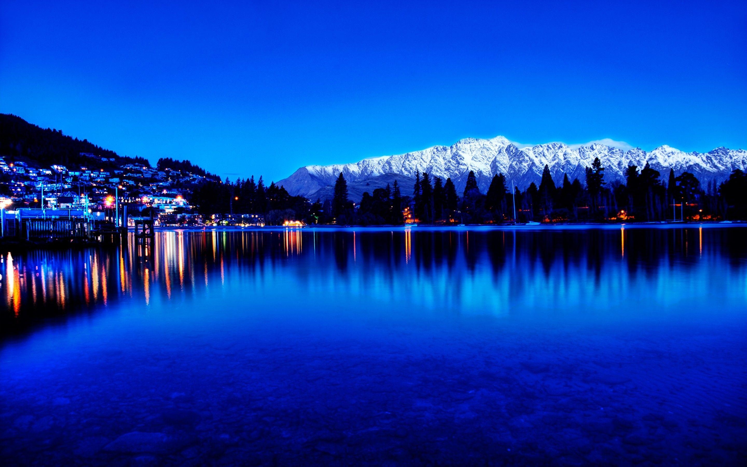 Blue Lake serenity, Queenstown paradise, Travel wanderlust, Tranquil beauty, 2880x1800 HD Desktop