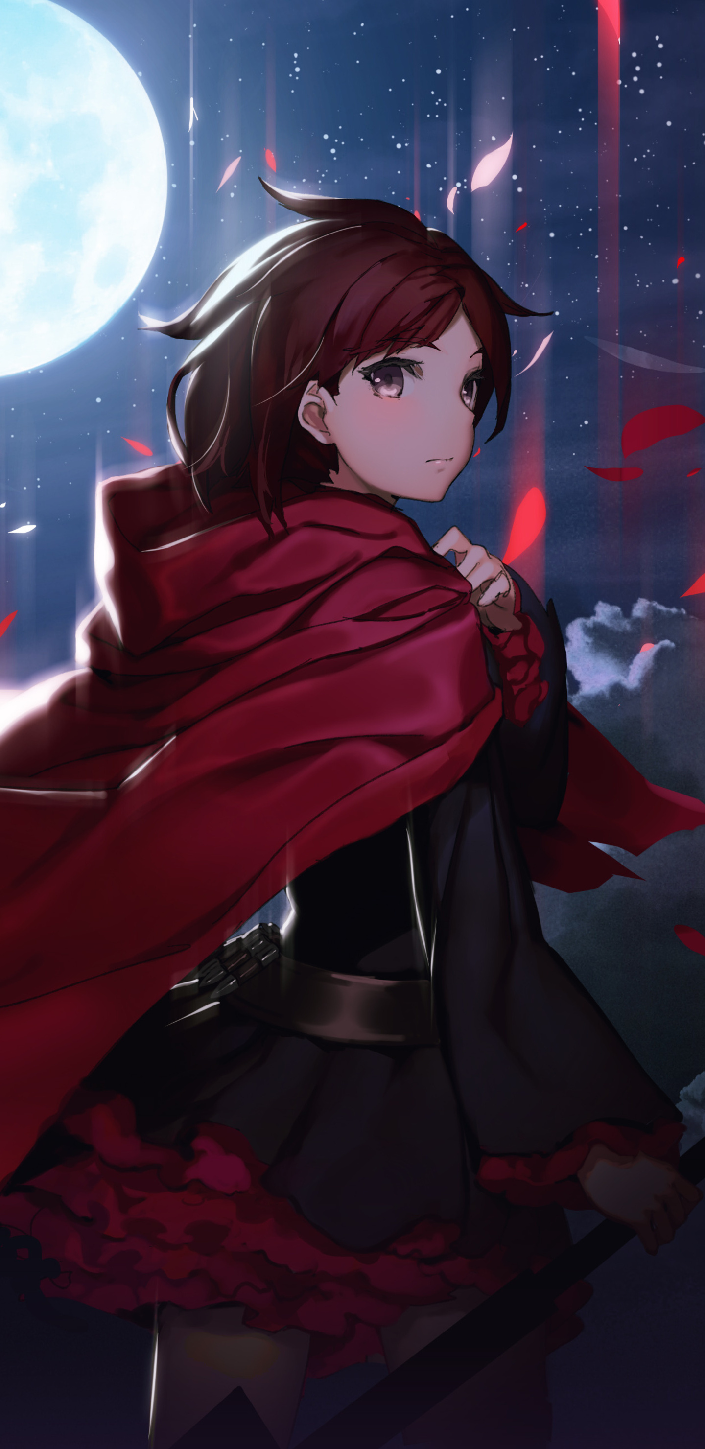 Ruby Rose, RWBY, Samsung Galaxy note, Animated Adventure, Character Highlight, 1440x2960 HD Phone