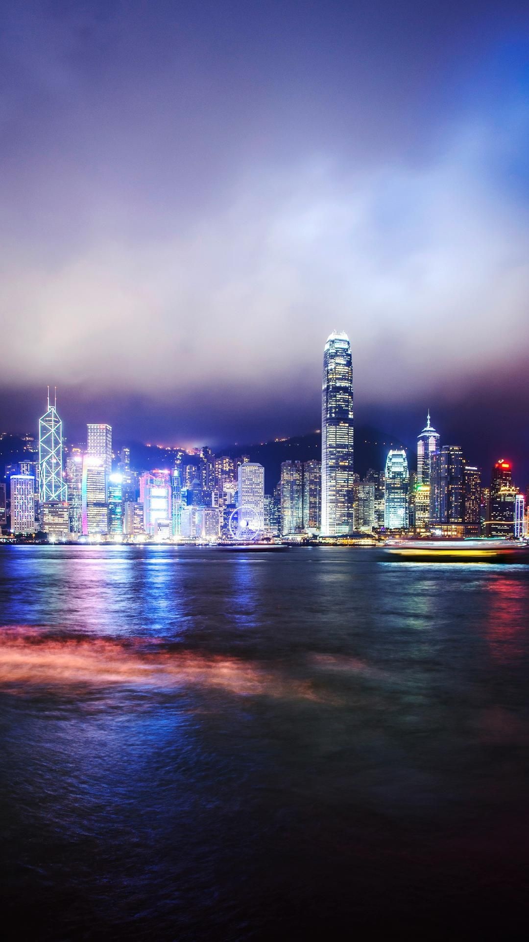 Hong Kong skyline, Travels, Phone wallpaper, Country landscape, 1080x1920 Full HD Phone