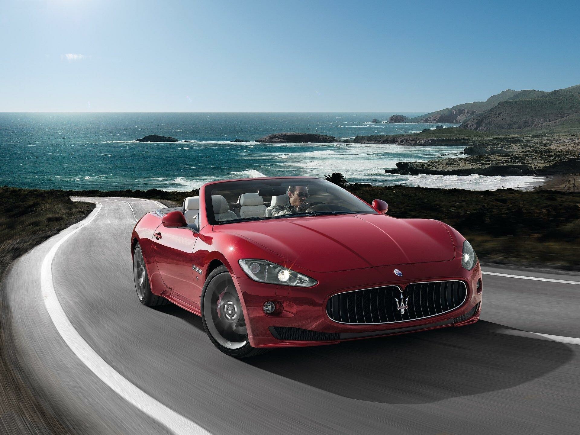 Maserati: 2012, GranCabrio Sport, The 4.7-litre V8, coupled with the ZF six-speed automatic transmission. 1920x1440 HD Background.