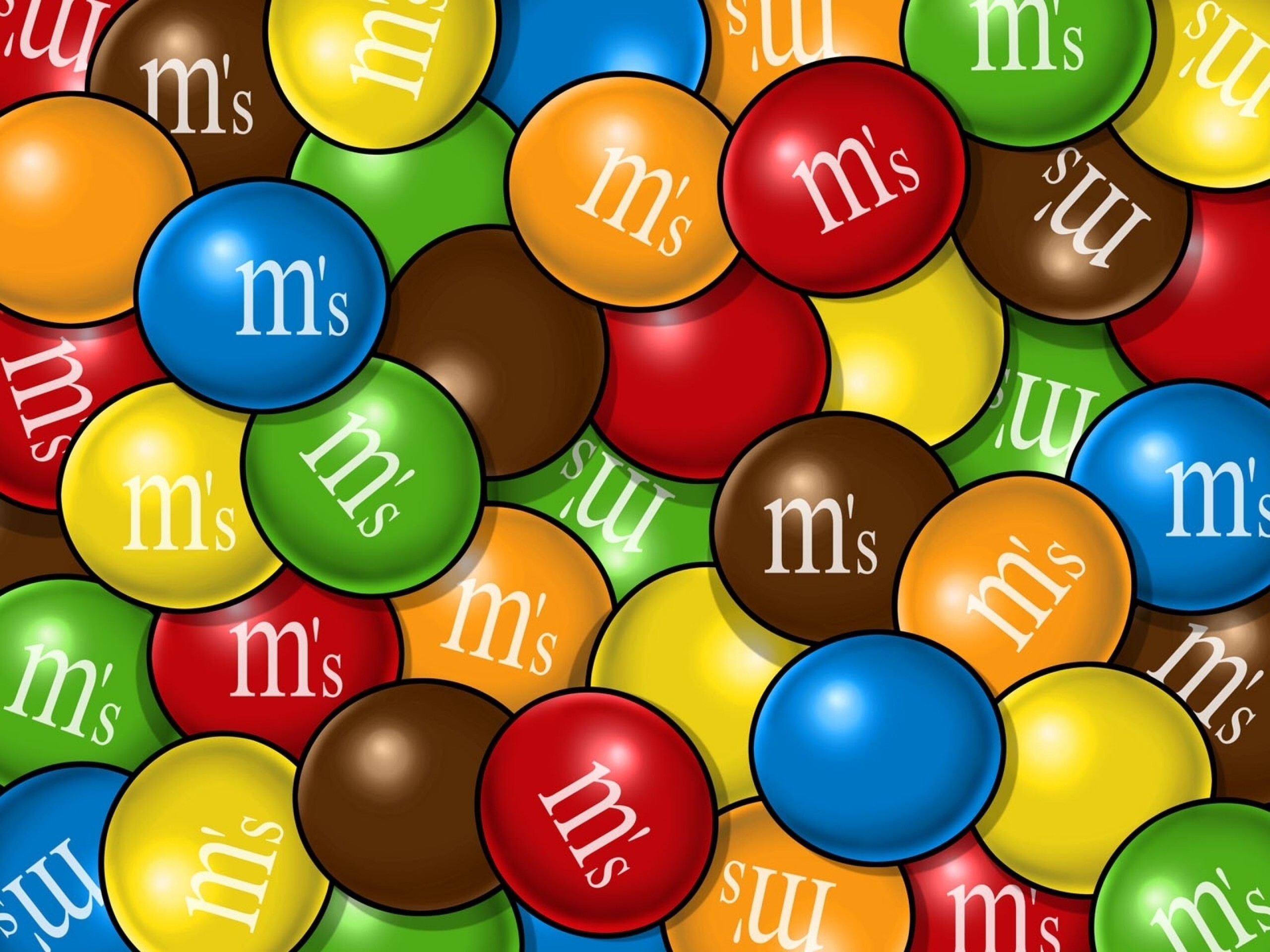 M&M’s: The flagship product of the Mars Wrigley Confectionery division of Mars, Incorporated. 2560x1920 HD Background.