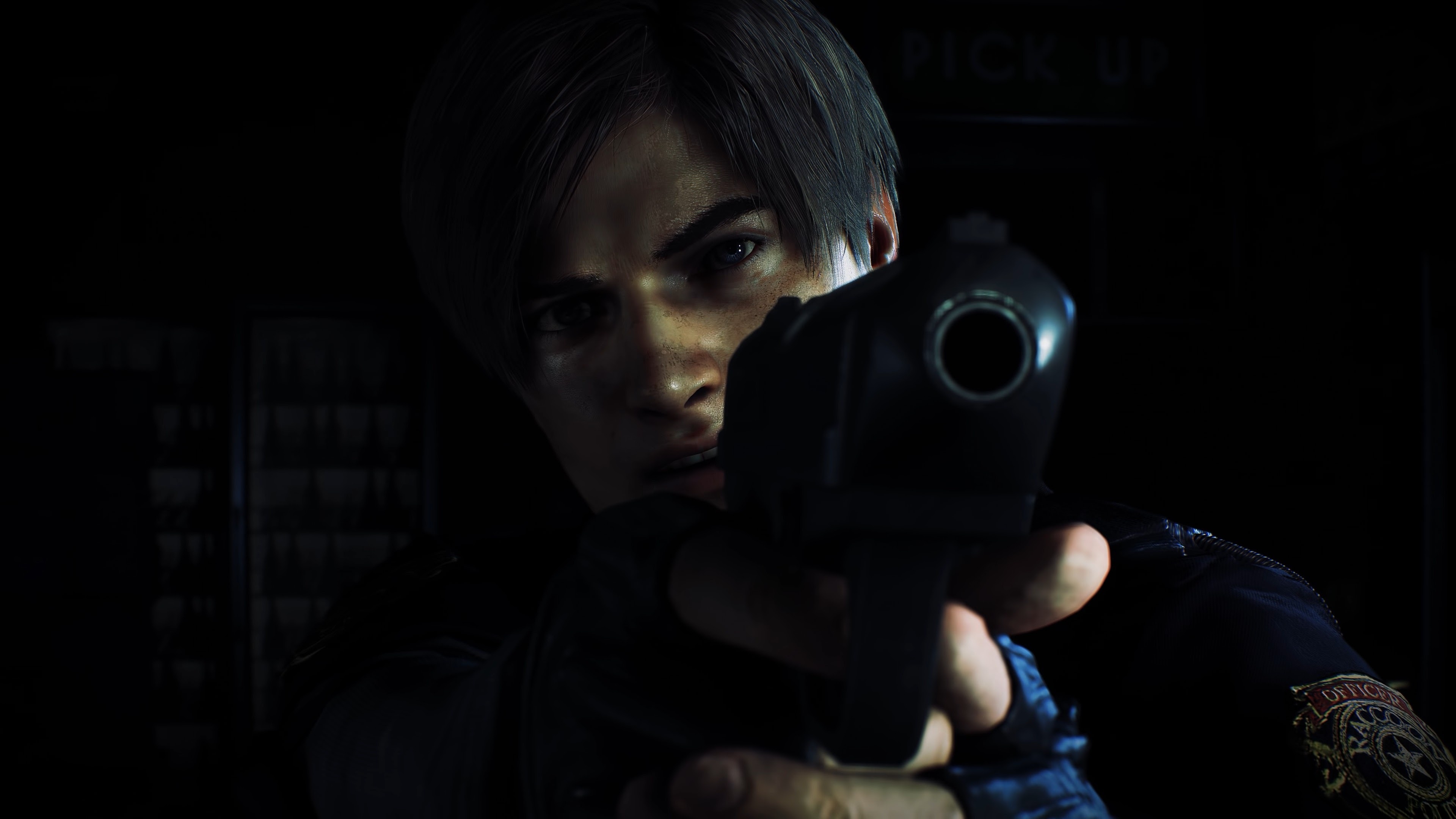 Resident Evil 2, Leon S. Kennedy, 4K wallpaper, 3840x2160 4K Desktop