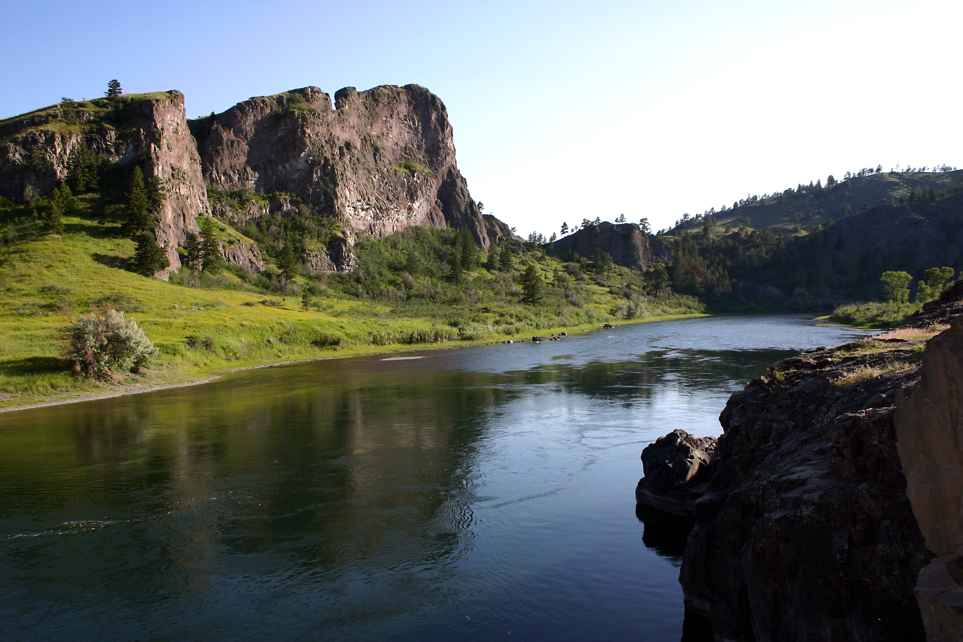 Missouri River, Land of the giants, Montana, Trout, 3080x2050 HD Desktop