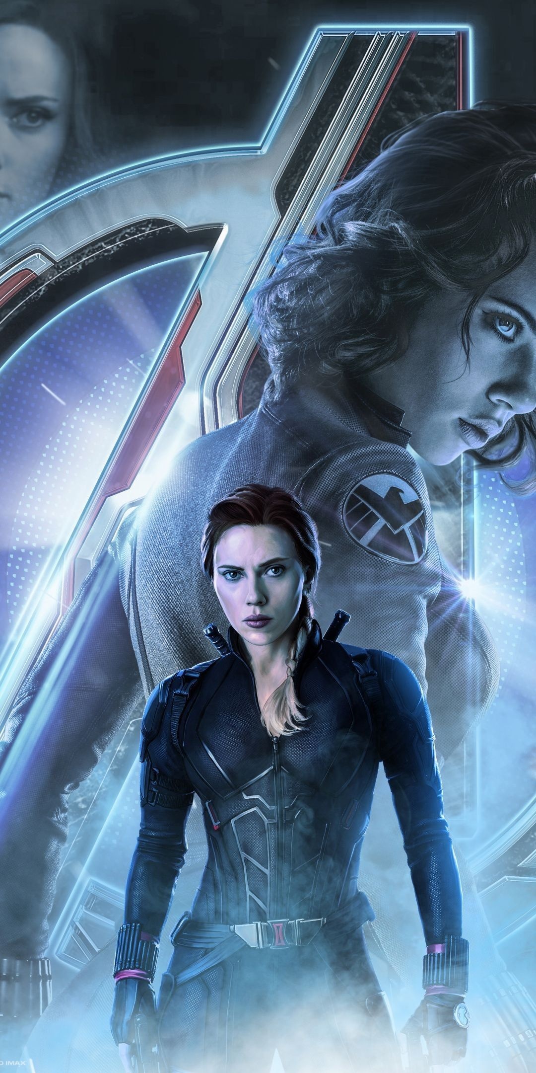 Black Widow, Captivating images, Marvel heroine, Intriguing character portrayal, 1080x2160 HD Phone