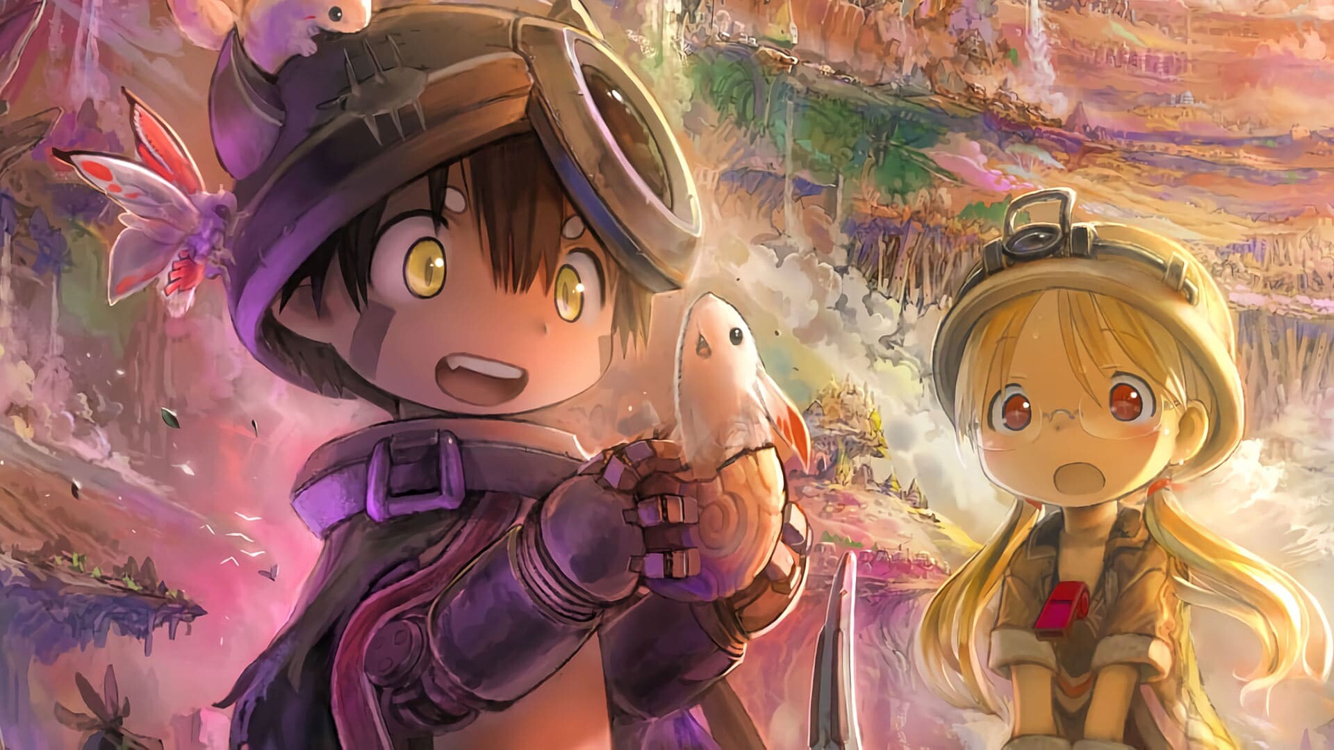 Made in Abyss: Dawn of the Deep Soul: Reg, sometimes referred to as "The Treasure of the Deep", Riko. 1920x1080 Full HD Background.