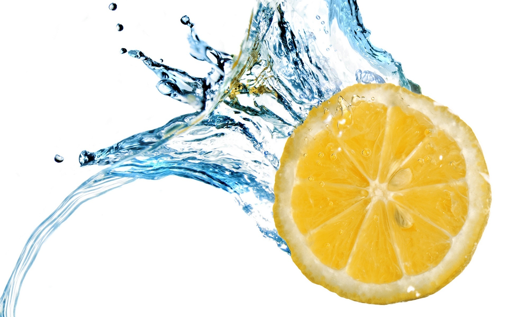 Lemon: Contains citric acid, used in beverage manufacturing. 1920x1200 HD Background.