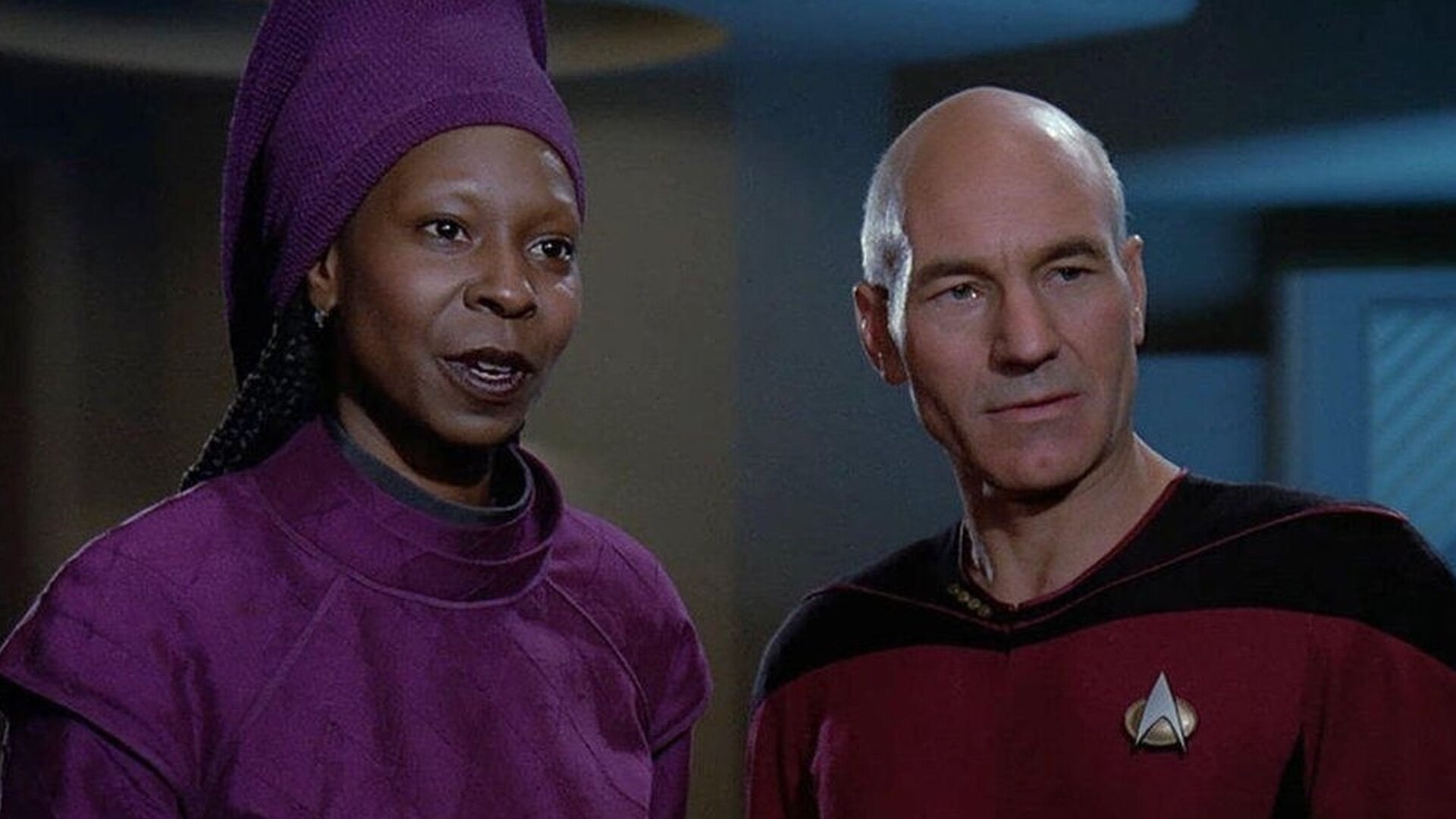 Whoopi Goldberg, Guinan's return, Star Trek Picard, Season 2 excitement, 1920x1080 Full HD Desktop