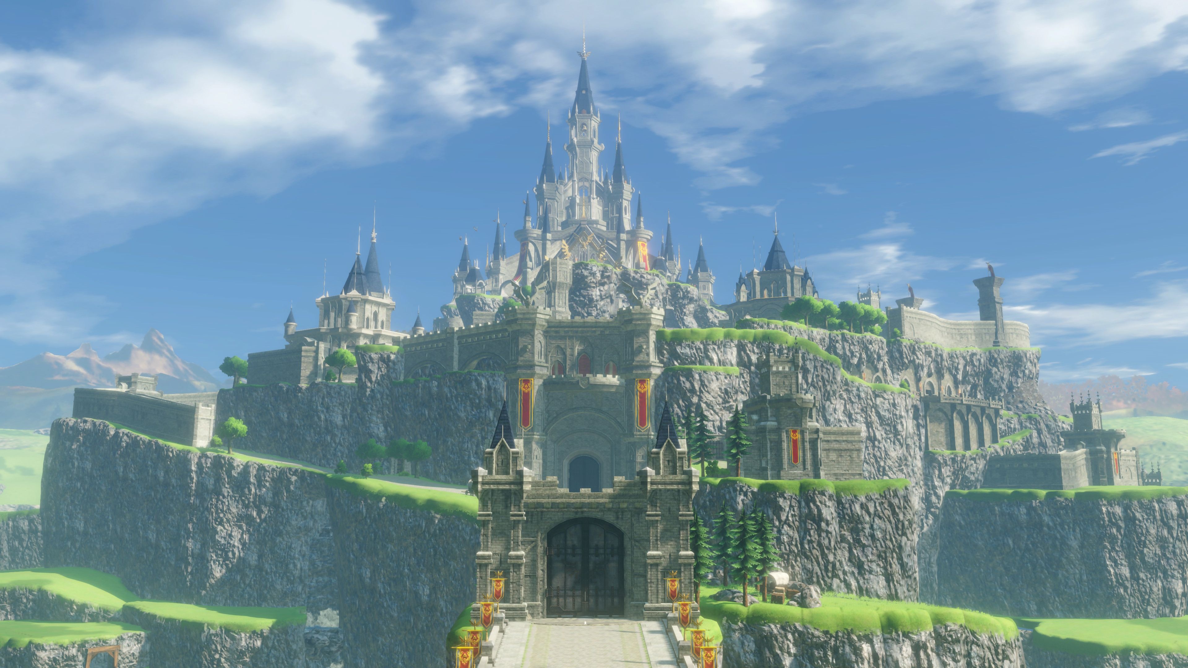 Hyrule castle from hyrule warriors: Age of Calamity 3840x2160