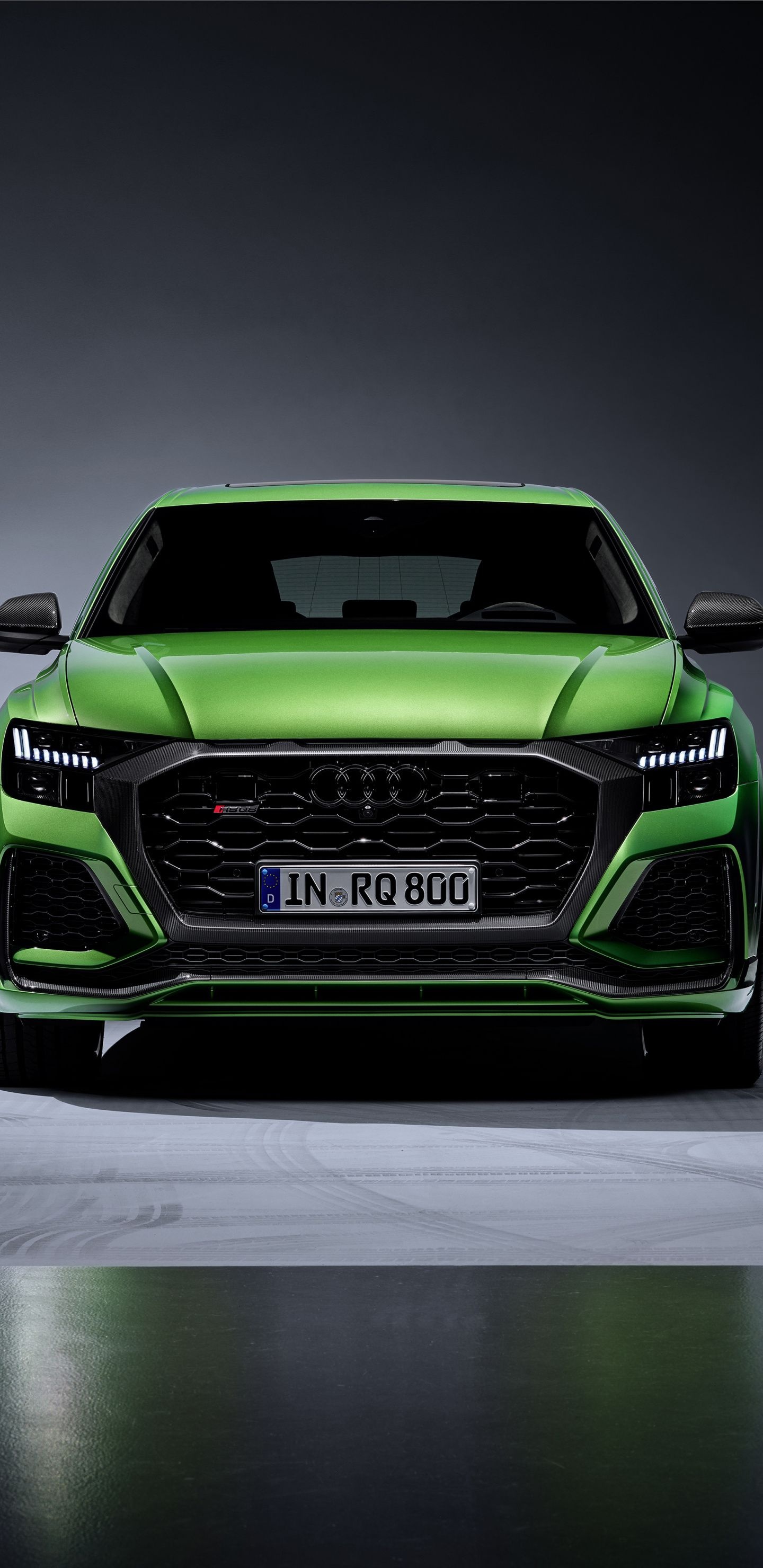 Audi Q8, Front view of luxury, Performance and refinement, Exquisite details, 1440x2960 HD Phone