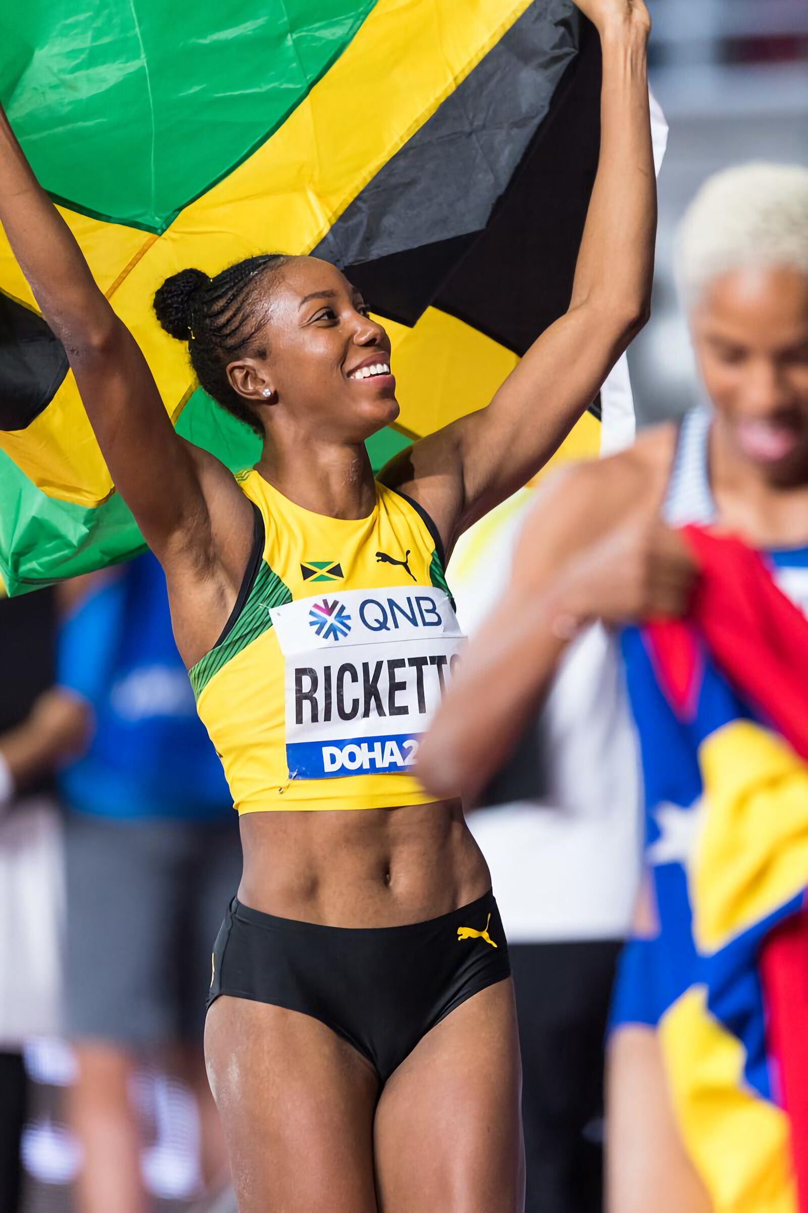 Shanieka Ricketts, Jumping sensation, Rising star, Athletics, 1600x2400 HD Phone