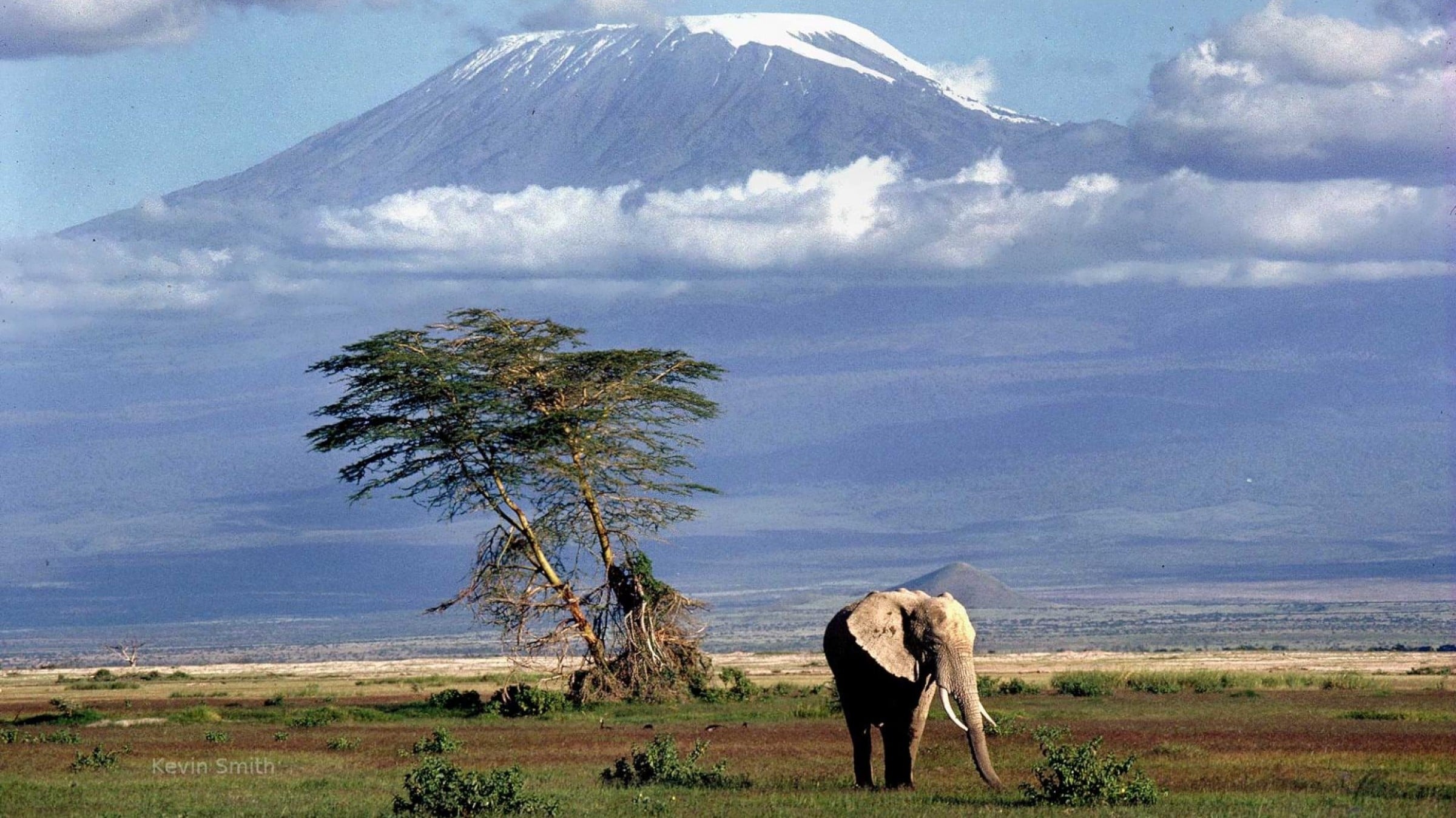 Mount Kilimanjaro, Kilimanjaro wallpapers, Christopher Johnson post, Striking visuals, 2400x1350 HD Desktop