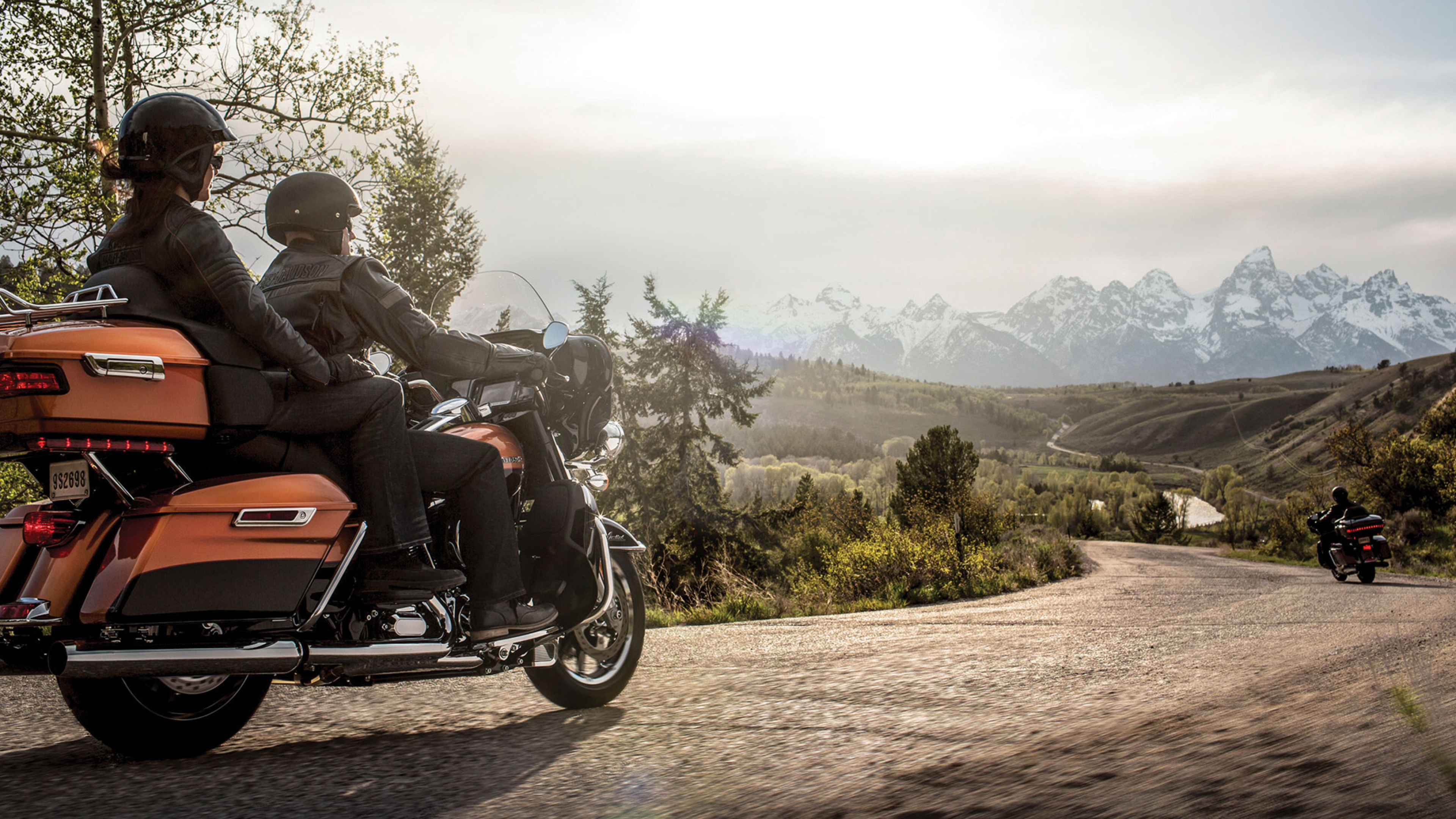 Harley-Davidson Ultra Limited, Touring motorcycle, Desktop wallpapers, 4K resolution, 3840x2160 4K Desktop
