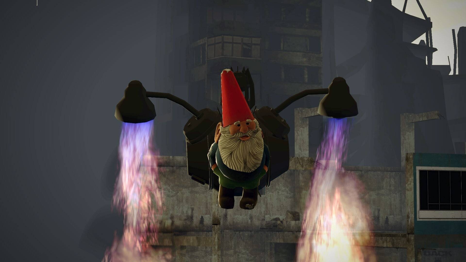 Garry's Mod: Gnome Chompski, The famous Garden Gnome in HL2: Ep2 and Half-Life: Alyx, Part of an achievement. 1920x1080 Full HD Wallpaper.