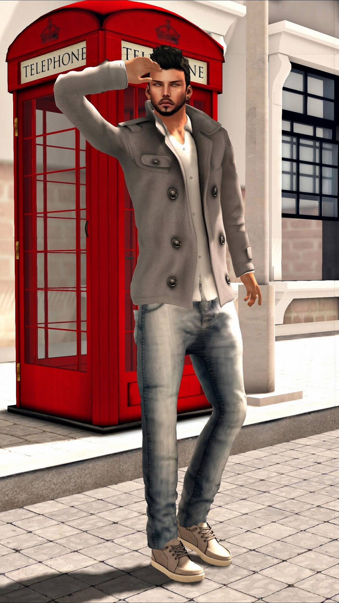 London fashion, Second Life style, High-quality wallpaper, Stylish aesthetic, 1080x1920 Full HD Phone
