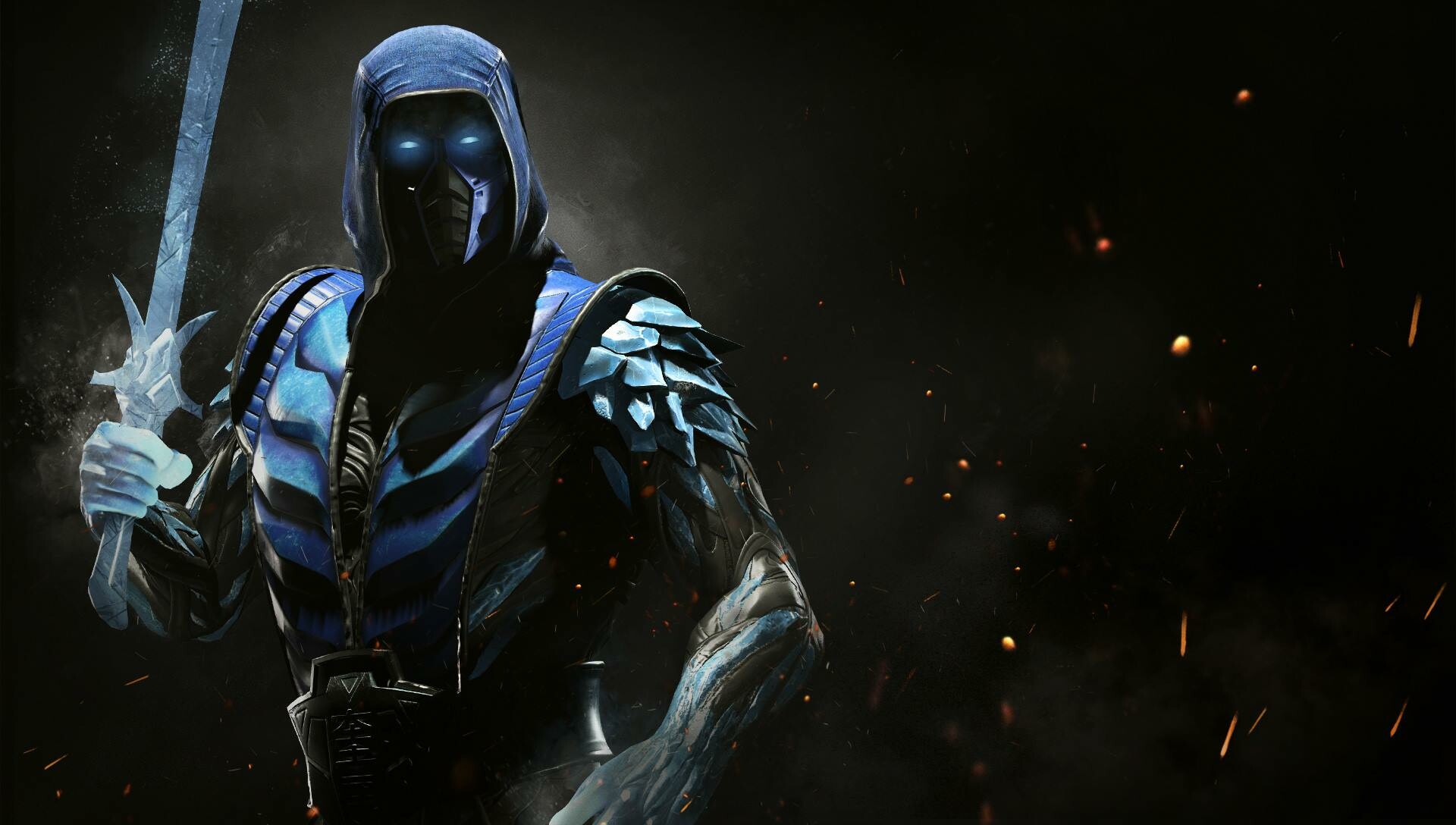 Injustice: Sub Zero, A downloadable guest character. 1920x1090 HD Background.