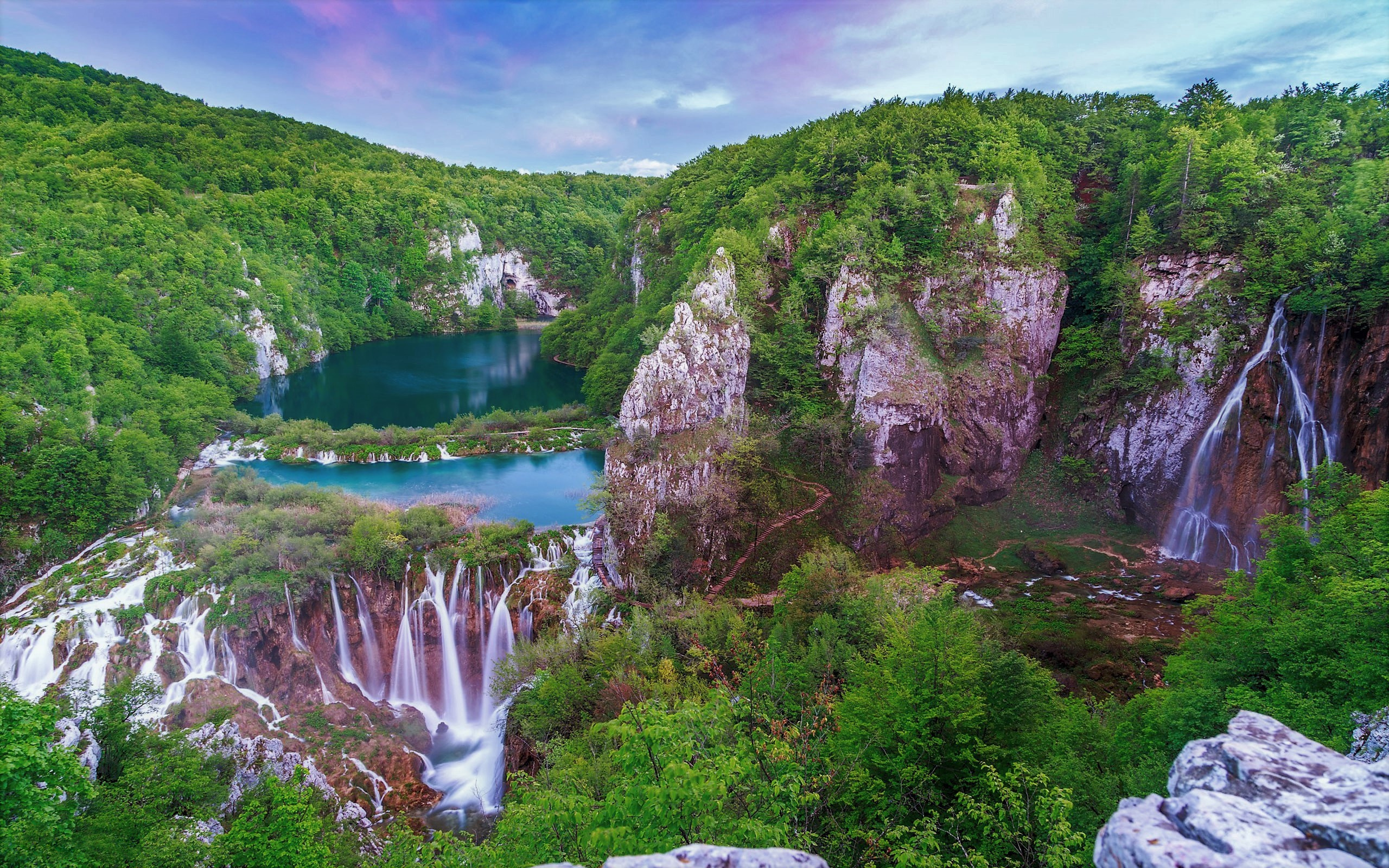 Plitvice Lakes, HD wallpapers and backgrounds, Nature's masterpiece, Captivating beauty, 2560x1600 HD Desktop