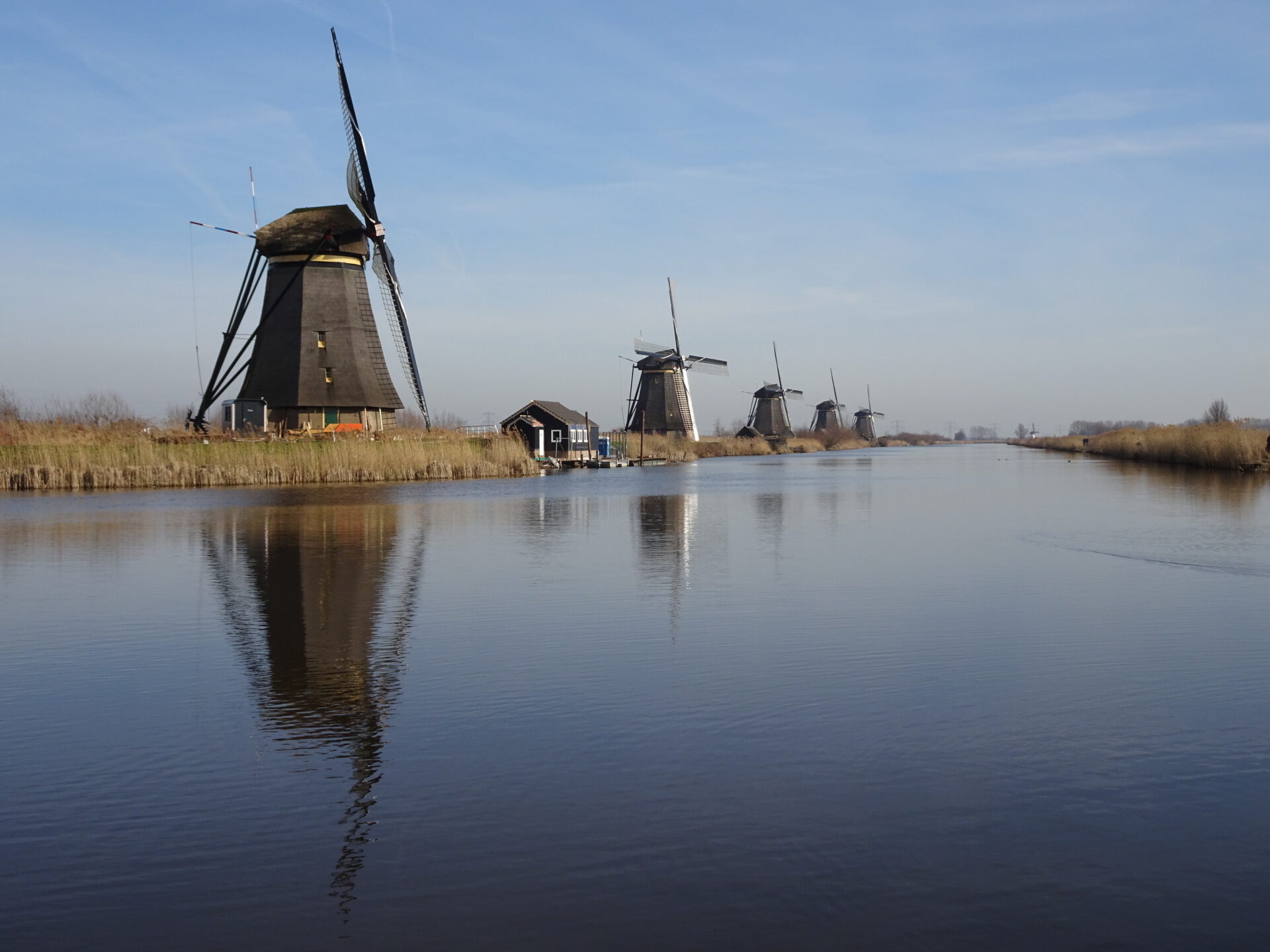 Kinderdijk windmills, Dutch heritage, UNESCO World Heritage, Iconic landmarks, 1920x1440 HD Desktop